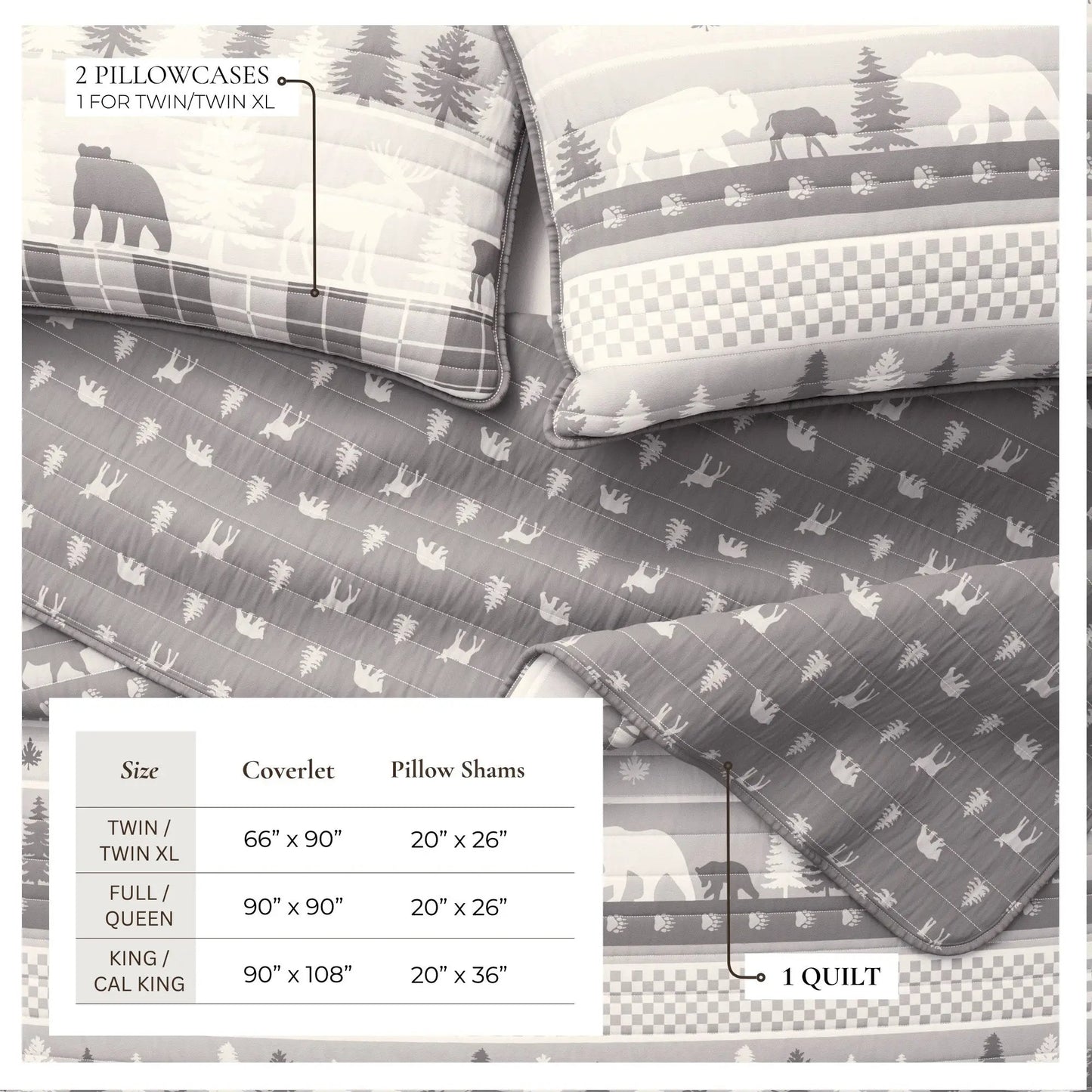Rustic Landscape Quilt Set - Matthew Collection from PriceLows™