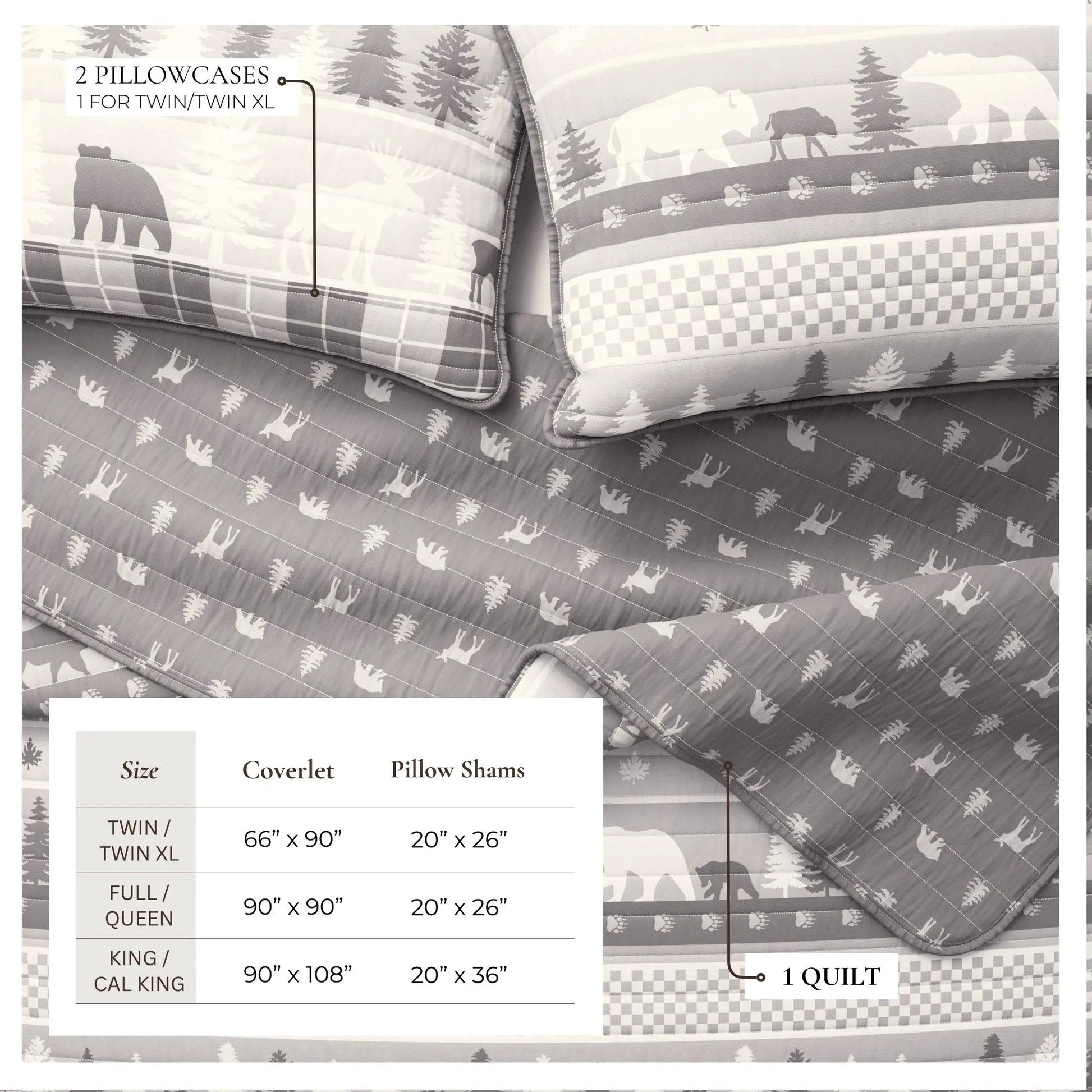 Rustic Landscape Quilt Set - Matthew Collection from PriceLows™