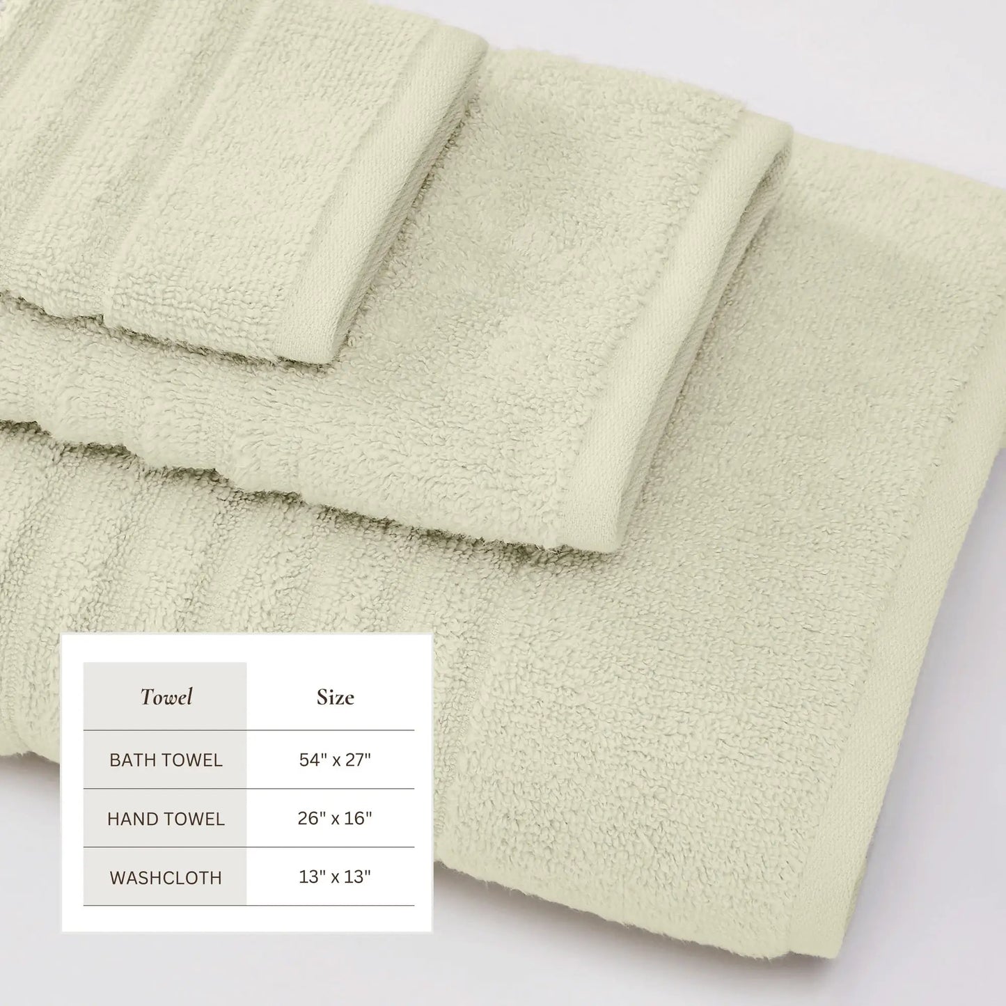 Luxury Combed Cotton Bath Towel Set - Karina Collection from PriceLows™