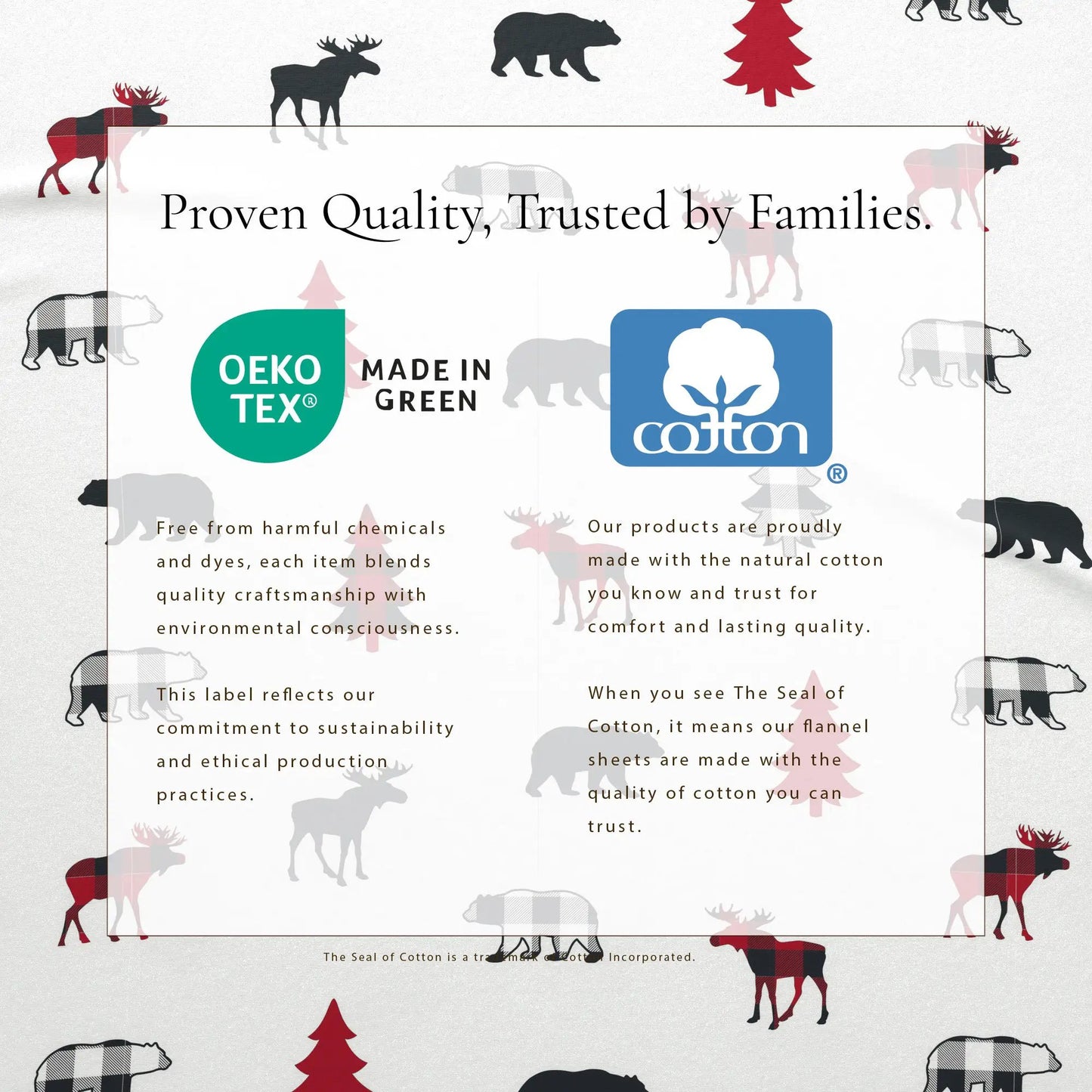 100% Turkish Cotton Flannel Sheet Sets - Boulder Collection from PriceLows™