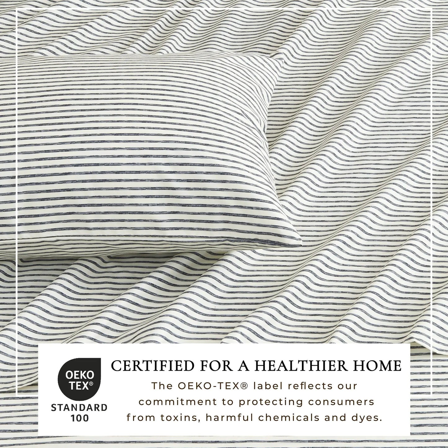 Striped Sheet Set - Evette Collection from PriceLows™