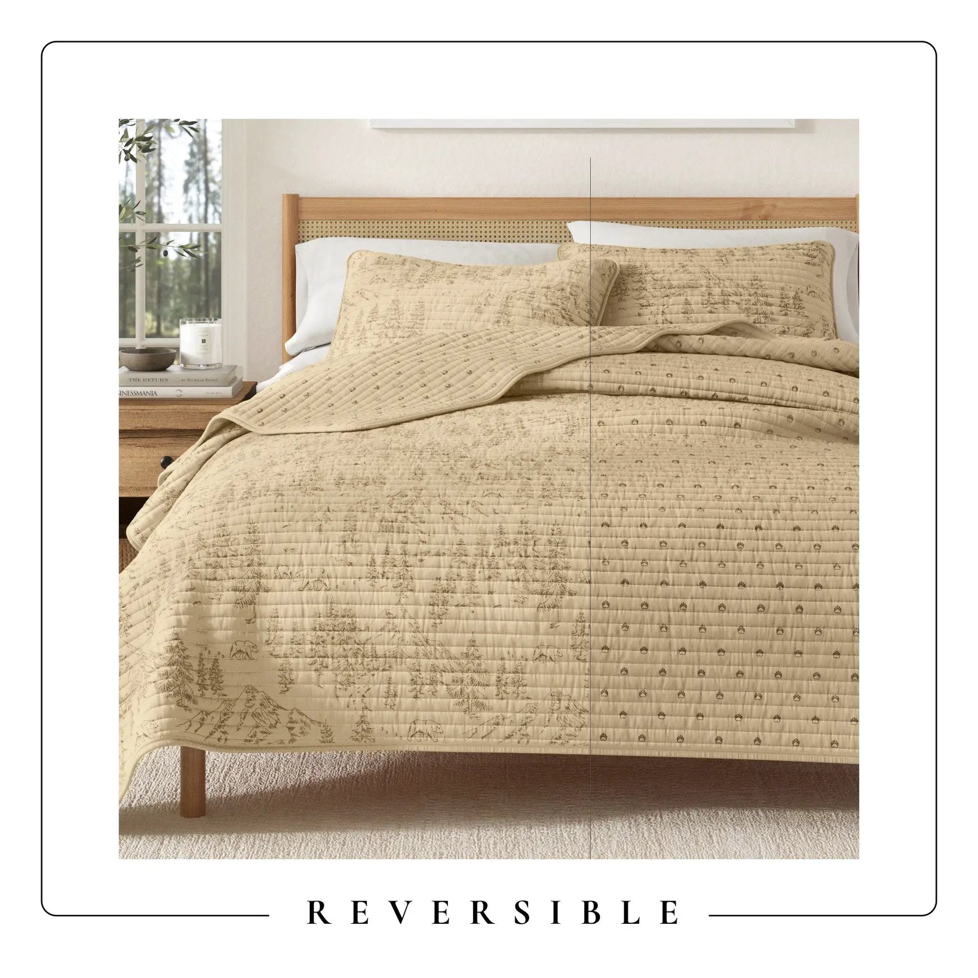 Lodge Printed Quilt - Moonlight Ridge from PriceLows™