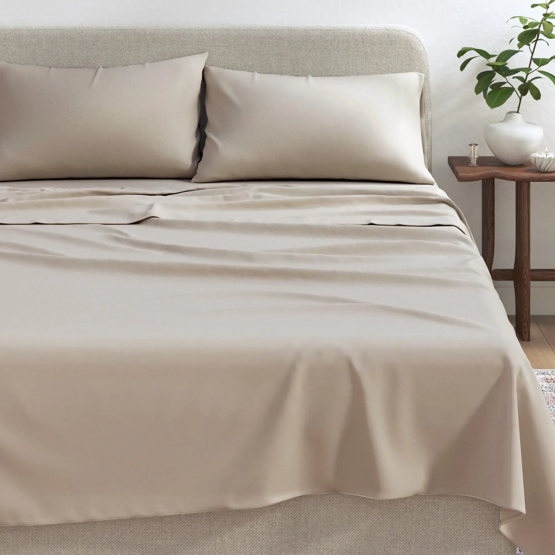 Viscose from Bamboo & Cotton Blend Jersey Knit Sheets from PriceLows™