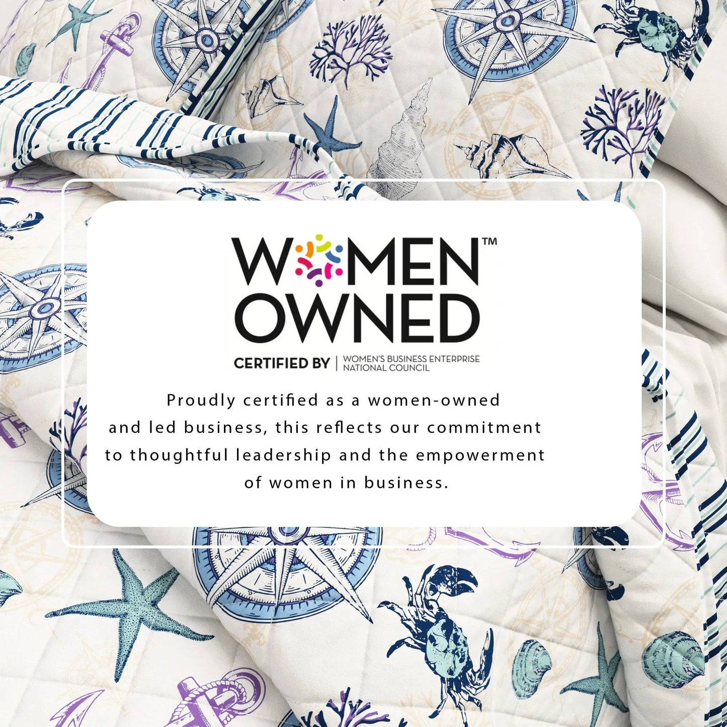 Azure Collection Coastal Quilt Set from PriceLows™