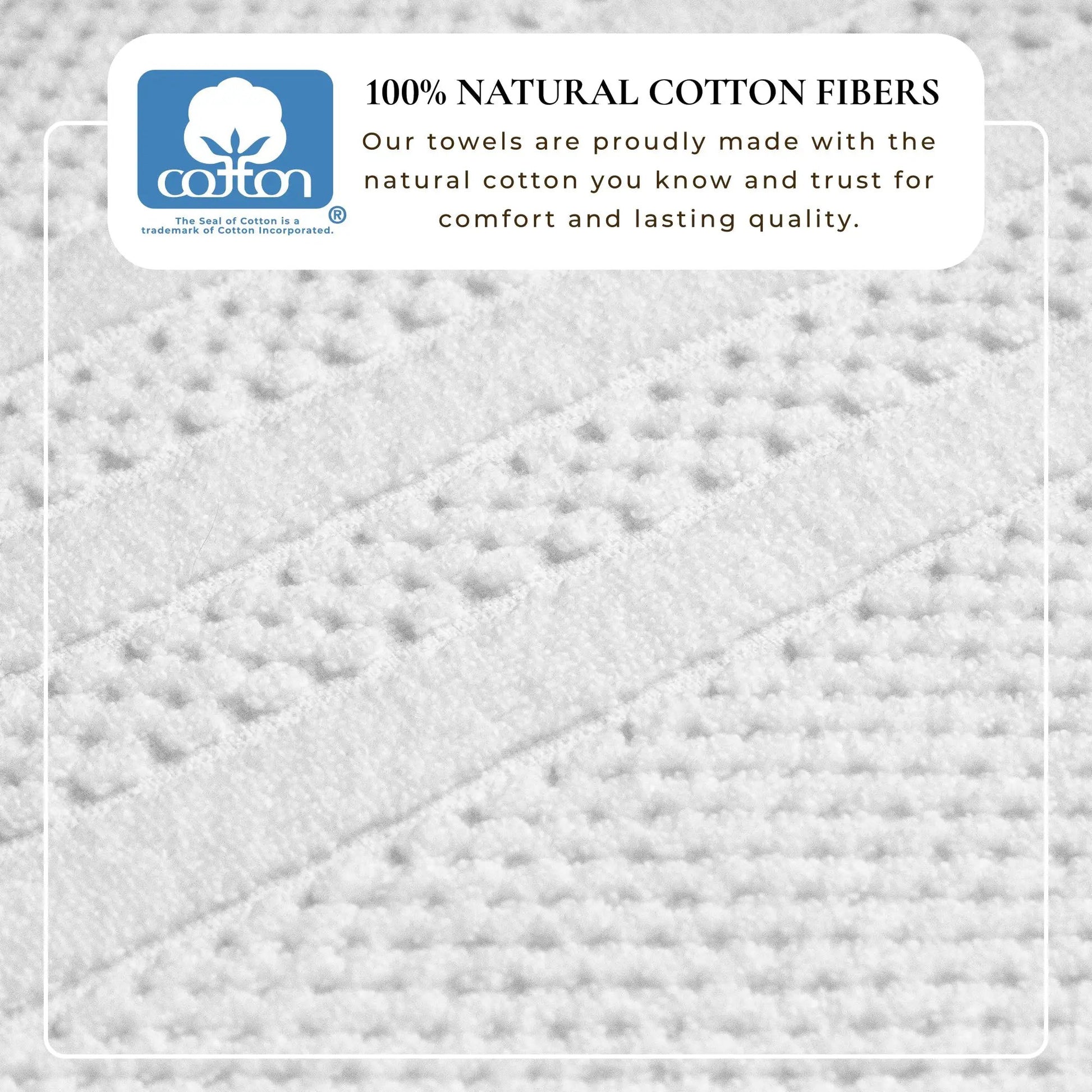 100% Cotton Checkered Jacquard Bath Towel Set - Giuliana Collection from PriceLows™