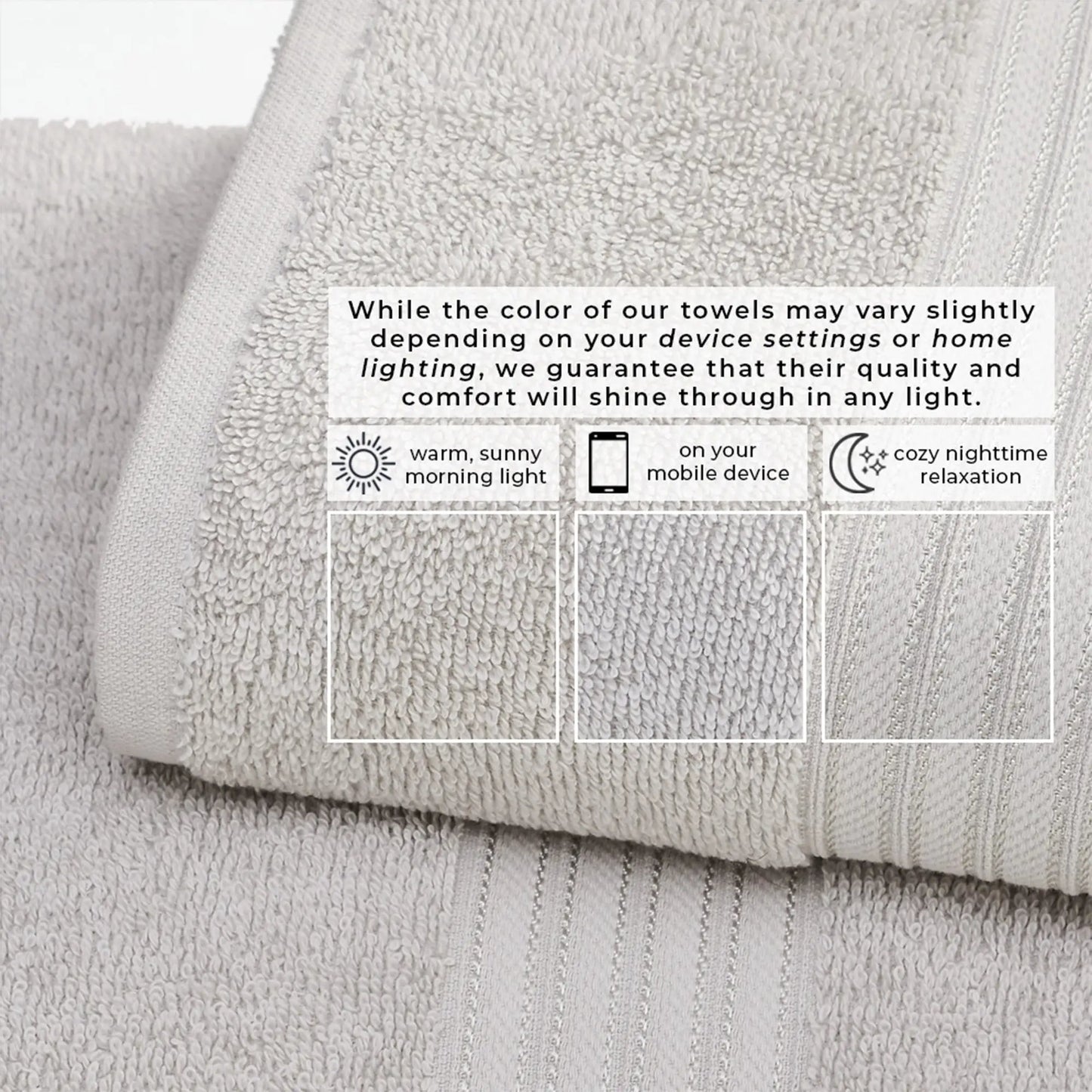 Cotton Terry Bath Towel Set - Cooper Collection from PriceLows™