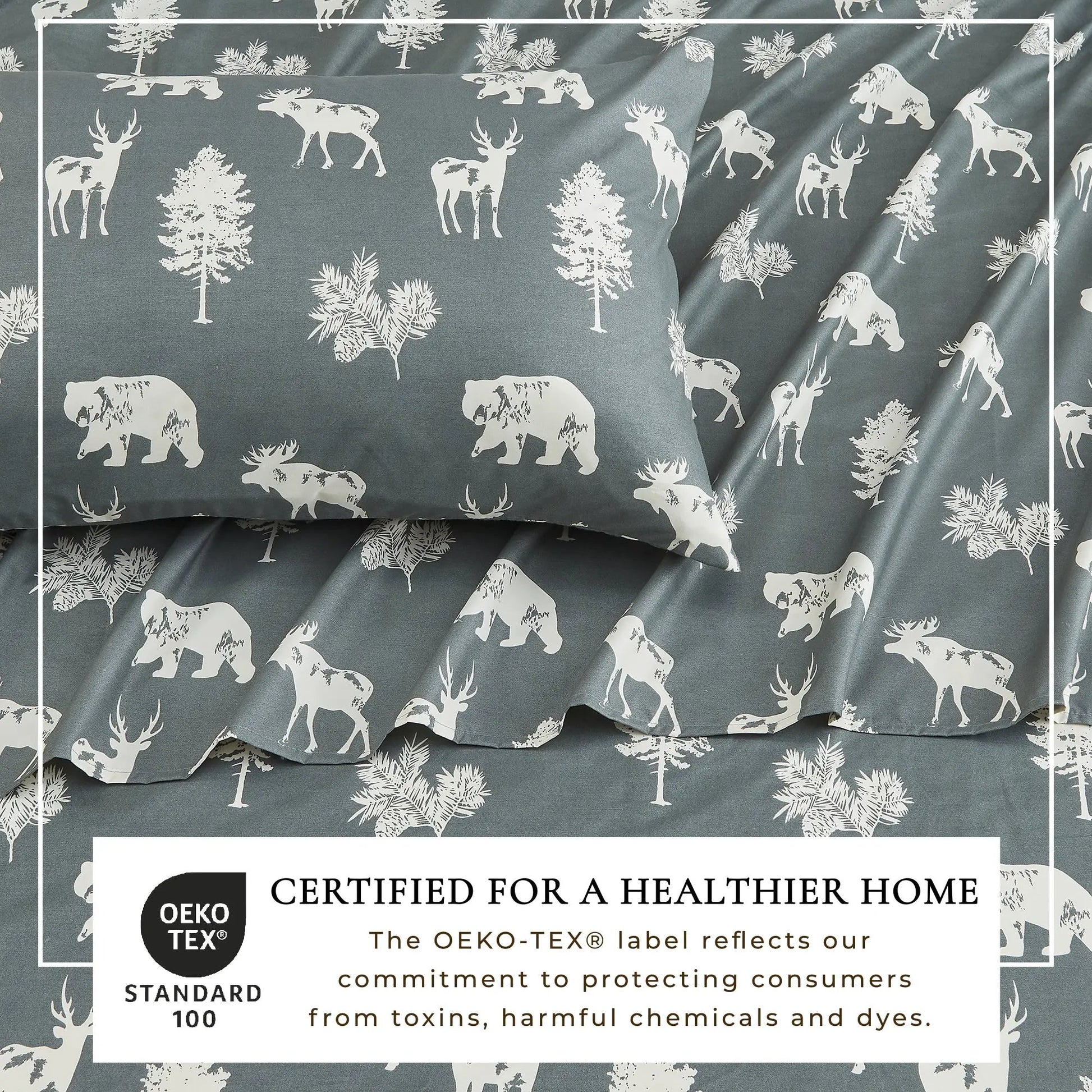 Lodge Printed Sheet Set - Mountain Ridge Collection from PriceLows™