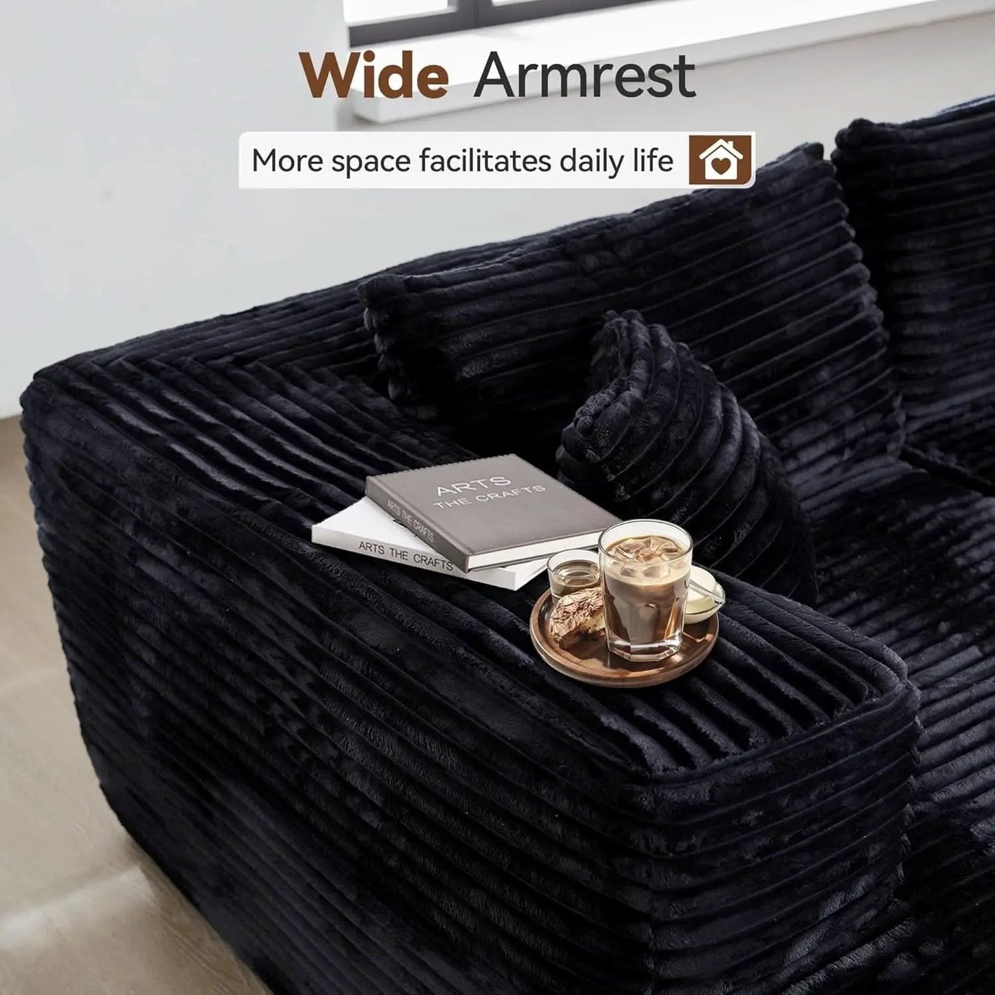 Versatile L Shaped Modular Couch for Living Room from PriceLows™