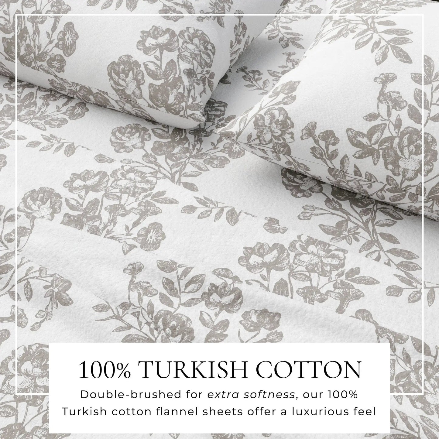 Turkish Cotton Flannel Sheet - Belle Collection from PriceLows™