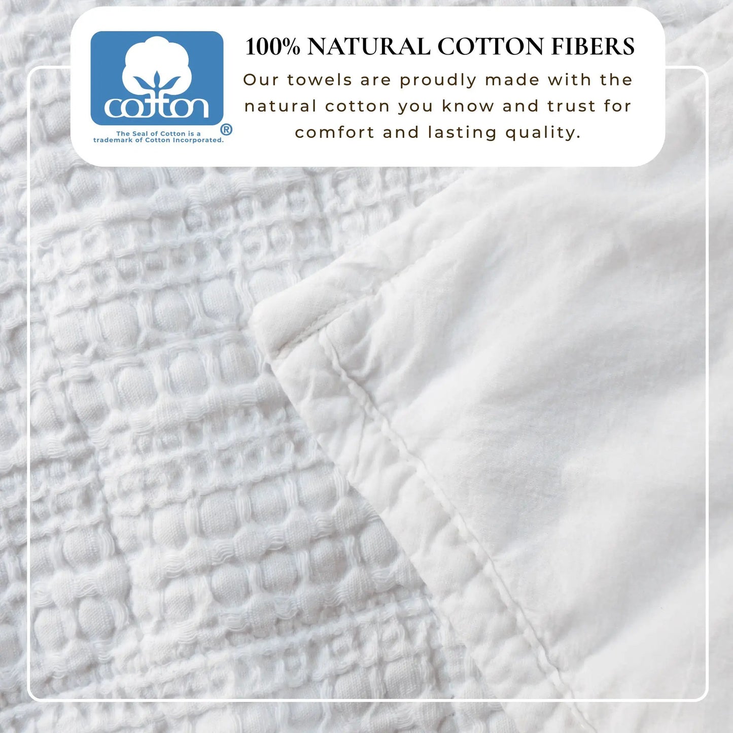 100% Cotton Honeycomb Waffle Garment Washed Quilt Set - Genevieve Collection from PriceLows™