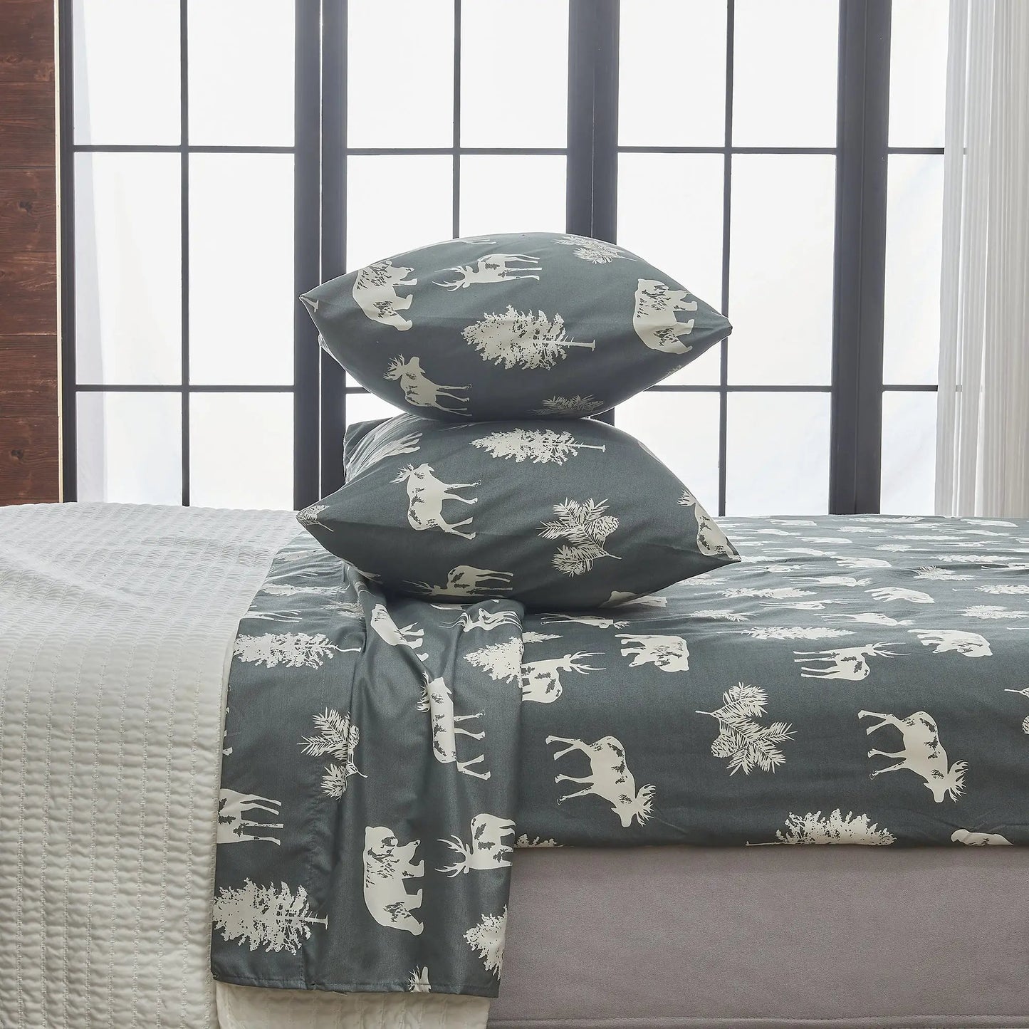 Lodge Printed Sheet Set - Mountain Ridge Collection from PriceLows™