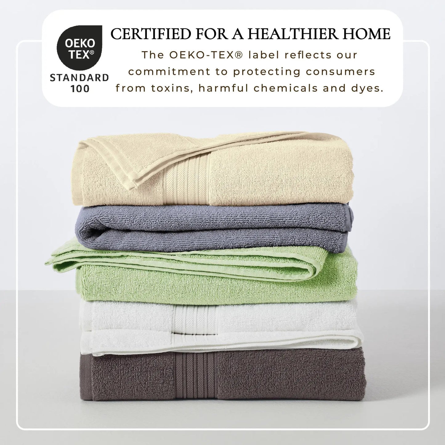 Cotton Terry Bath Towel Set - Cooper Collection from PriceLows™