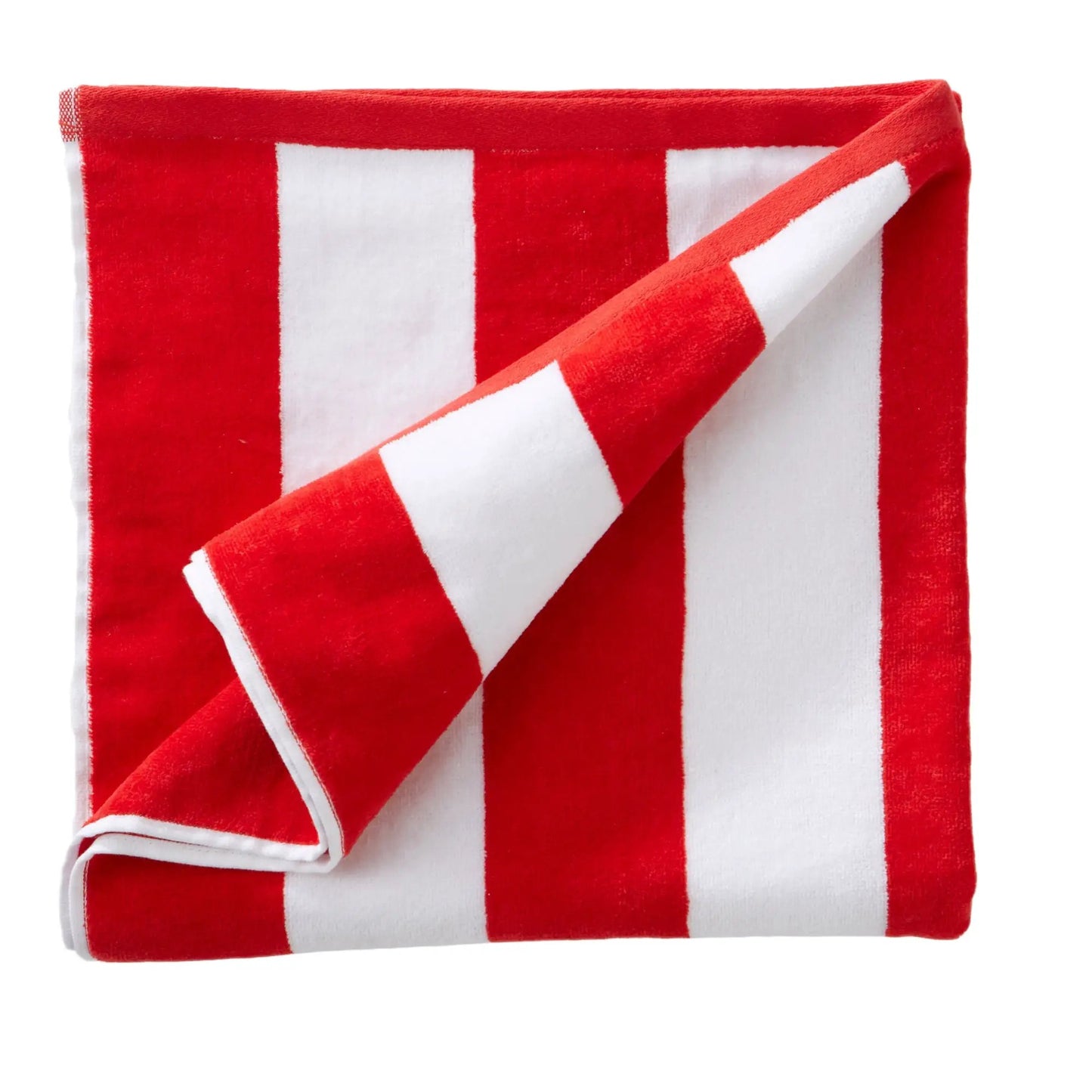 Cotton Velour Cabana Stripe Beach Towel - Novia Collection from PriceLows™