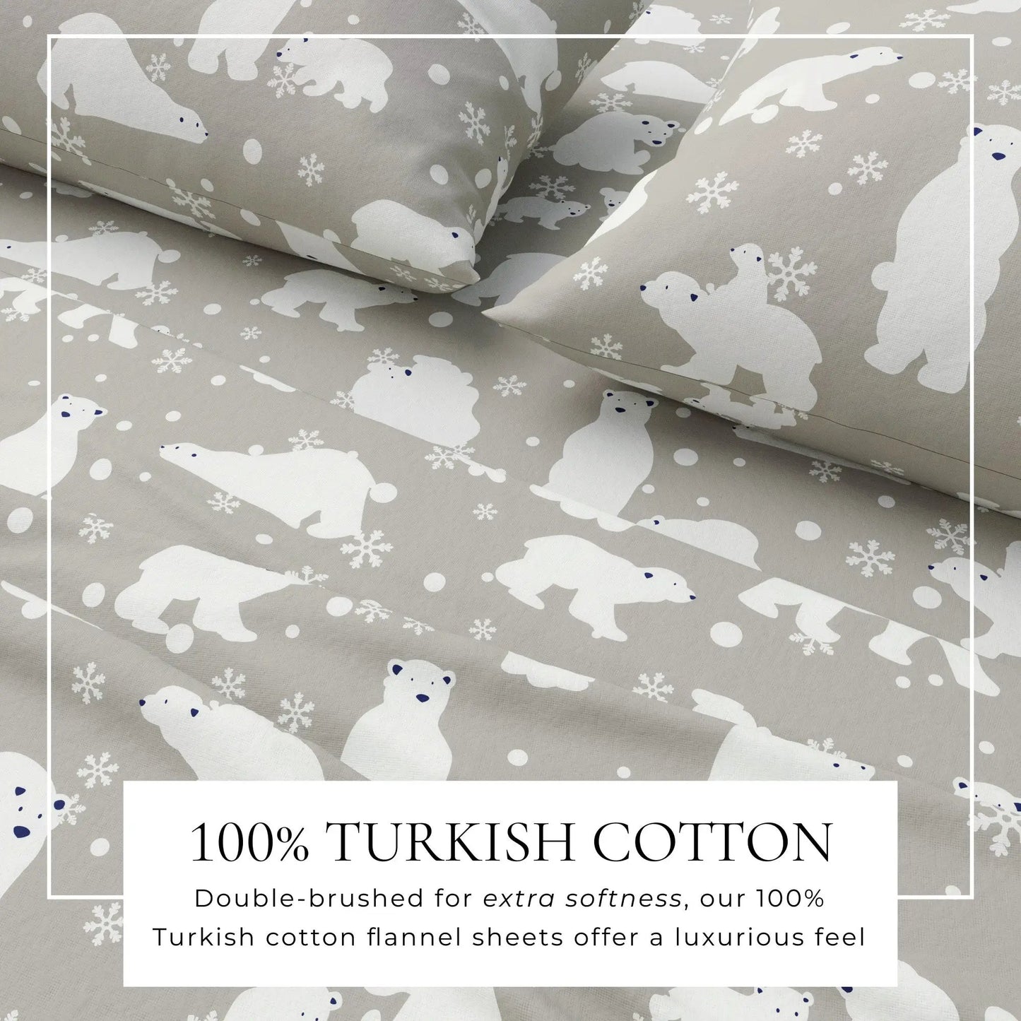 Turkish Cotton Flannel Sheet - Stratton Collection from PriceLows™