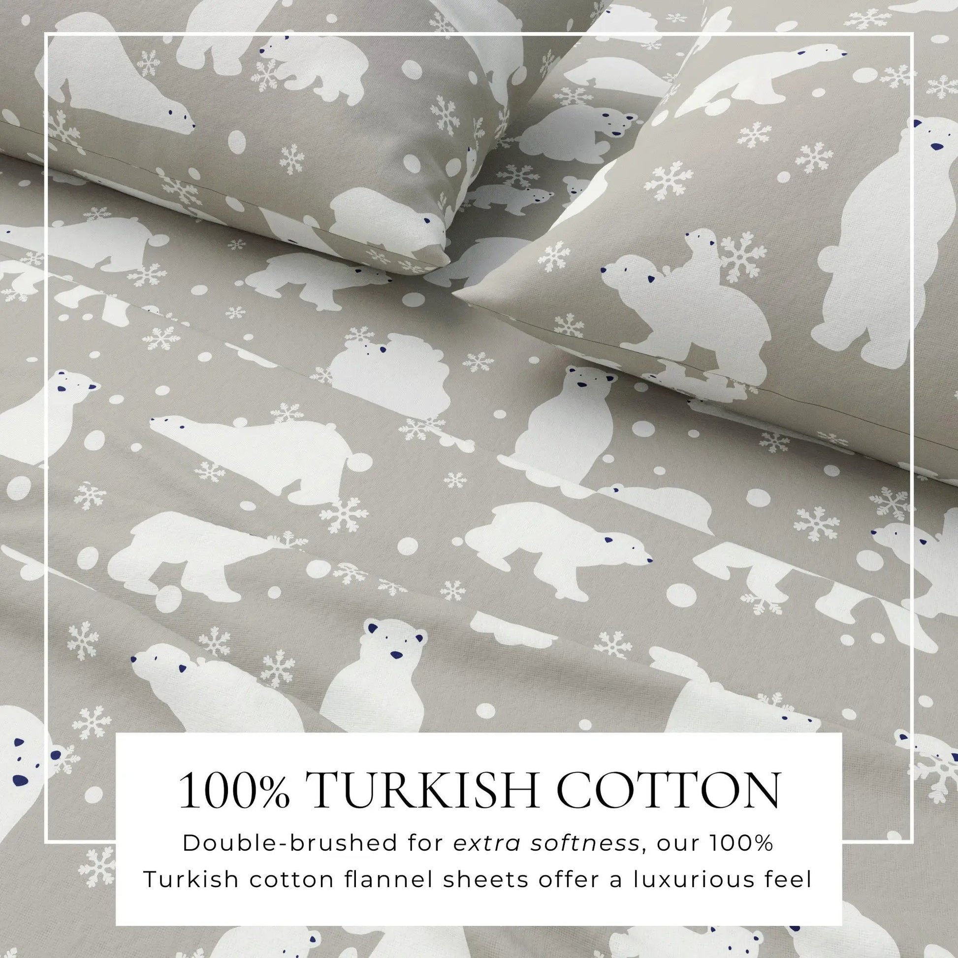 Turkish Cotton Flannel Sheet - Stratton Collection from PriceLows™