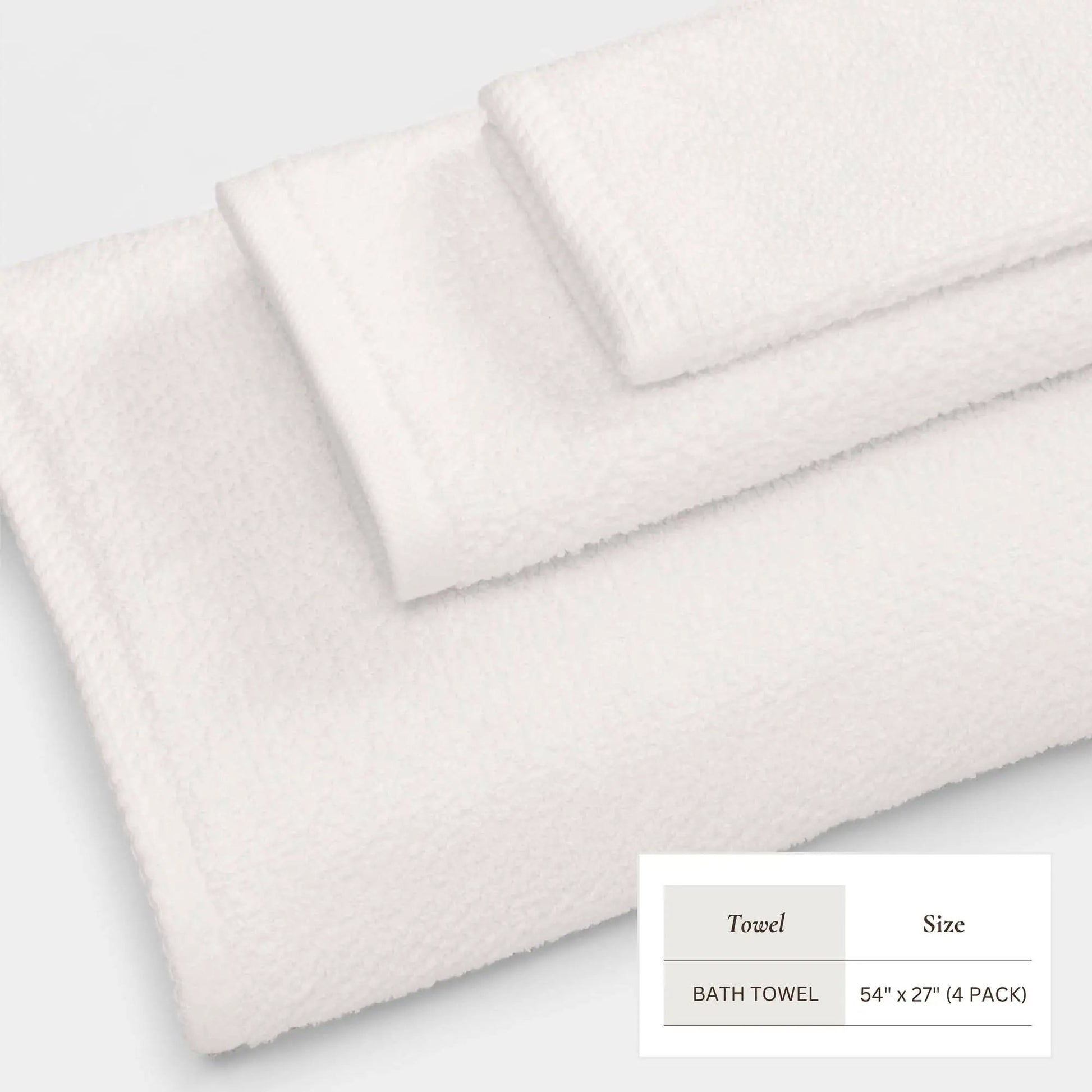 Cotton Textured Bath Towel Set - Acacia Collection from PriceLows™