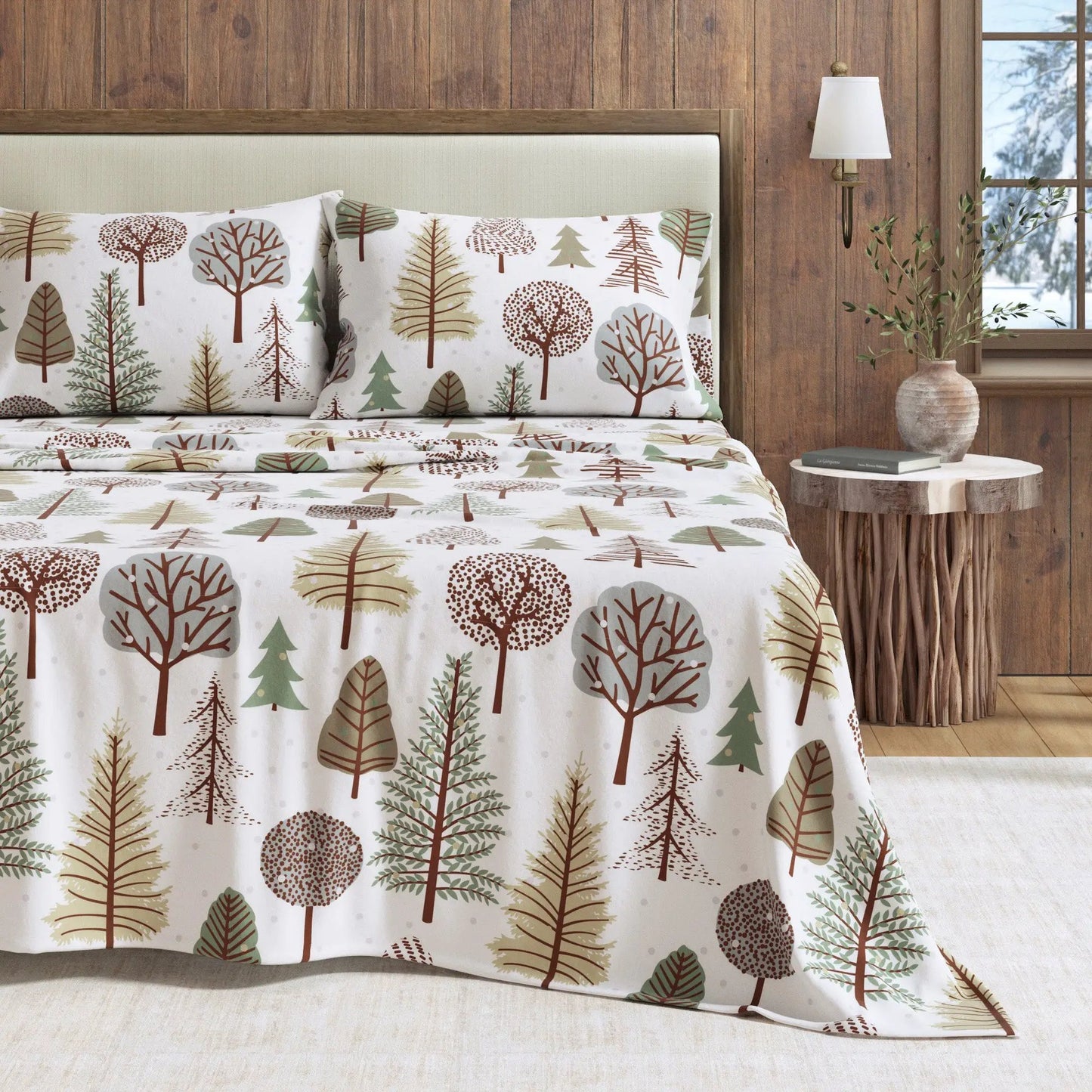 Turkish Cotton Flannel Sheet - Stratton Collection from PriceLows™