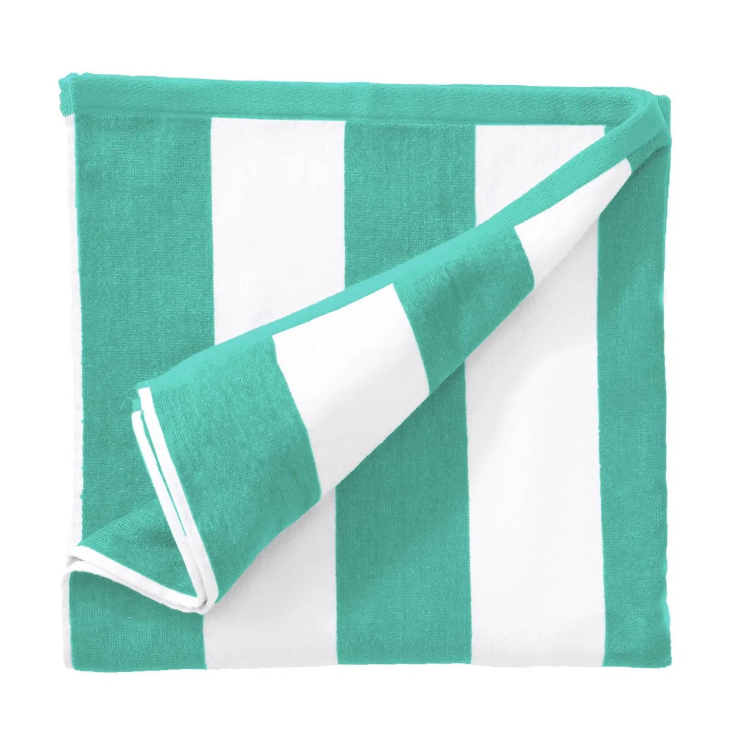 Cotton Velour Cabana Stripe Beach Towel - Novia Collection from PriceLows™