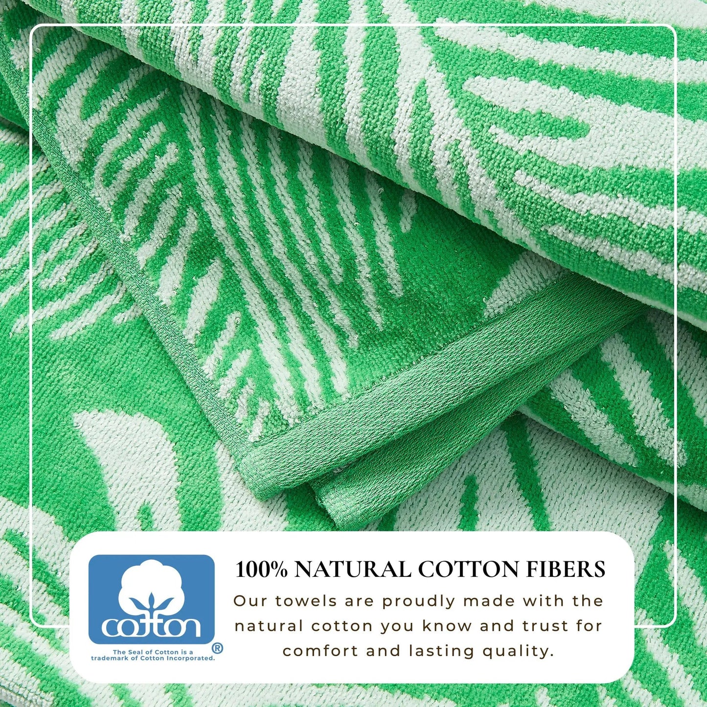 Cotton Velour Beach Towel - Maui Collection from PriceLows™