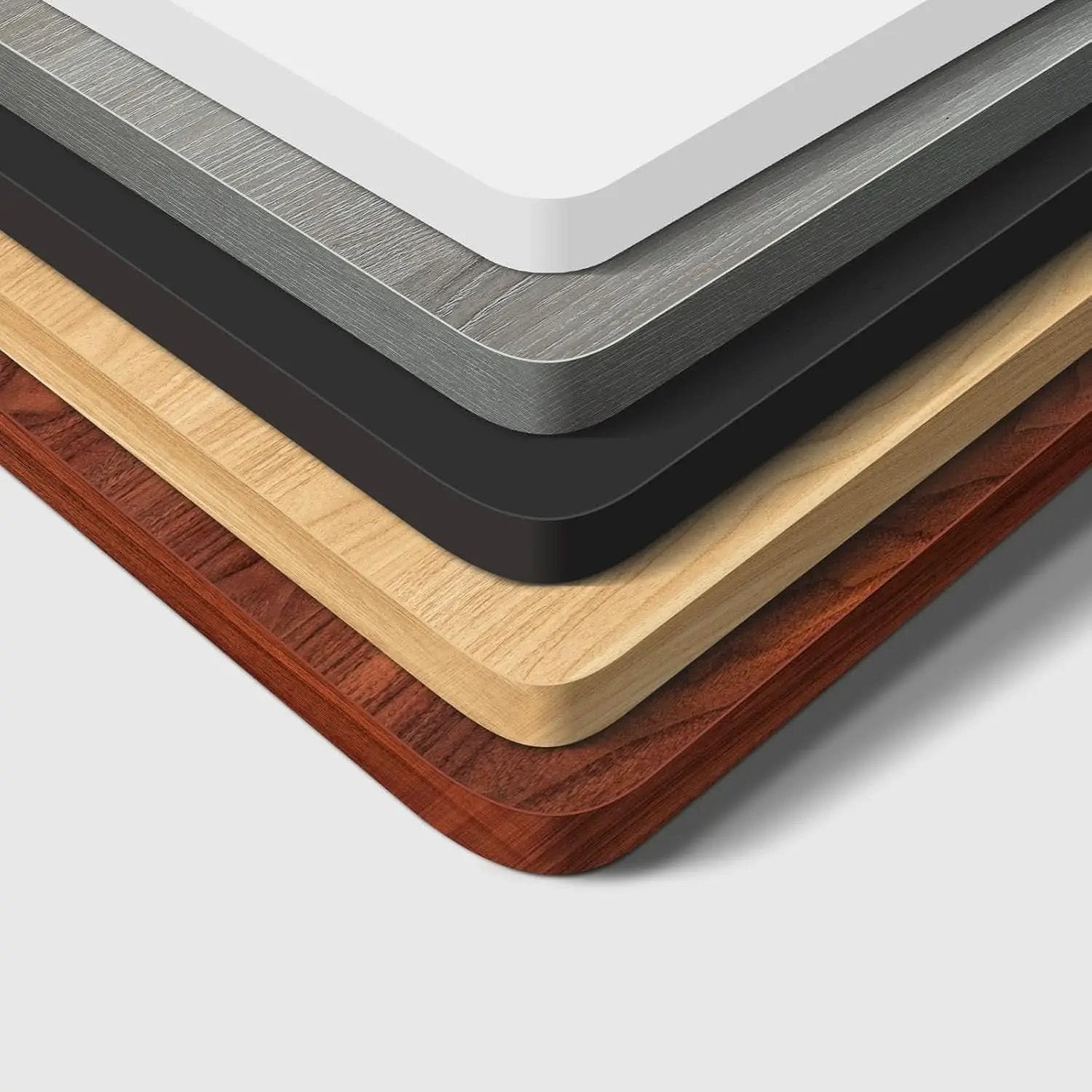 Particle Board Tabletop 55x28 Inches White Standing Desk from PriceLows™