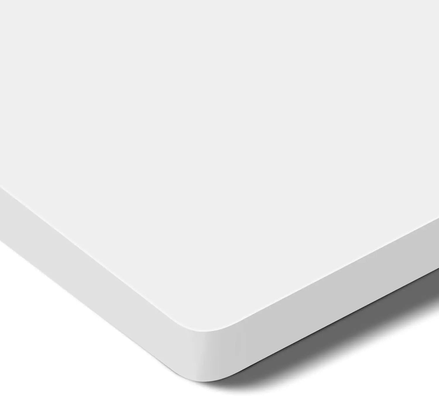 Particle Board Tabletop 55x28 Inches White Standing Desk from PriceLows™