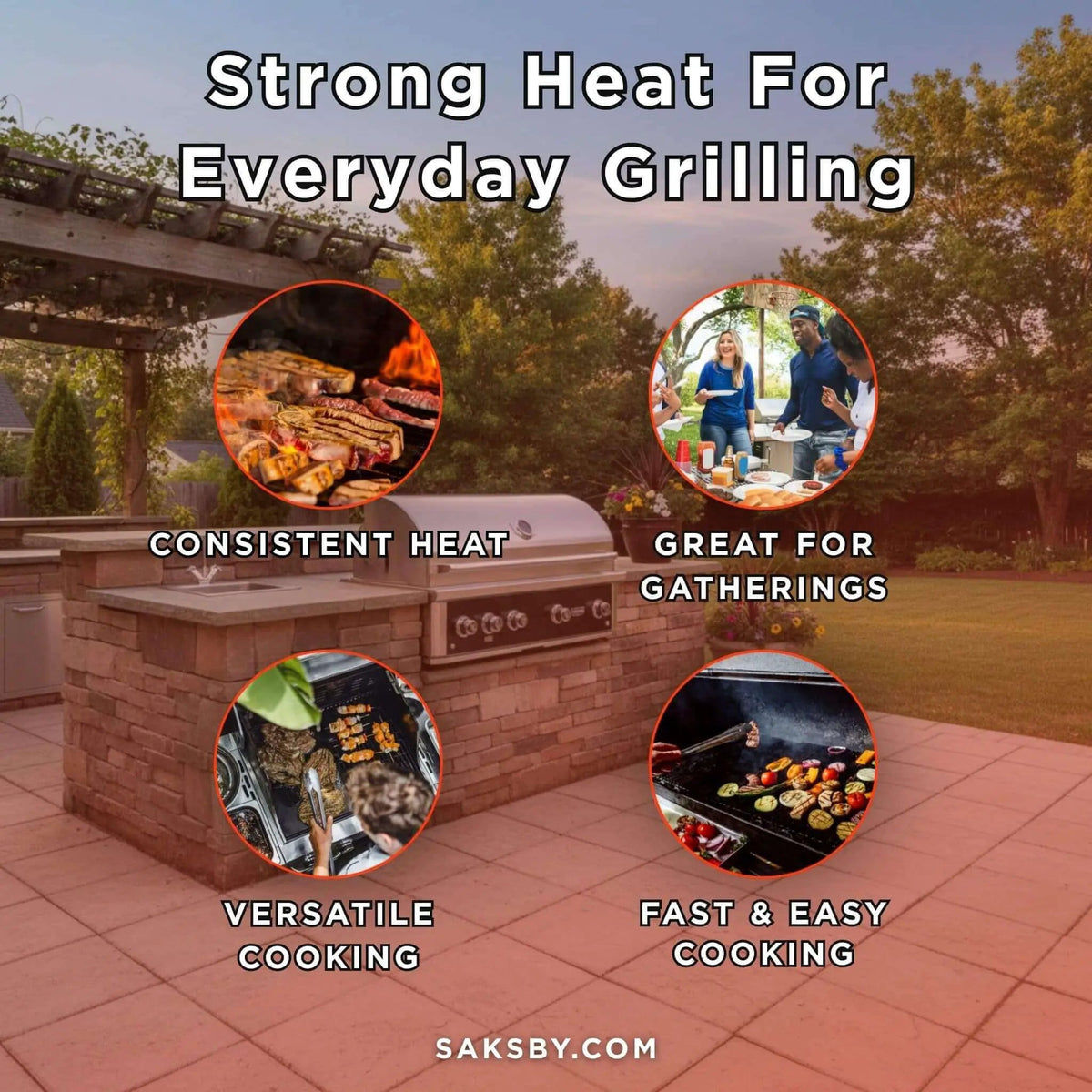 Wildfire Outdoor Living Ranch Pro 42-Inch 304 Stainless Steel Grill | 42 Inch | Stainless Steel | Outdoor Grill
