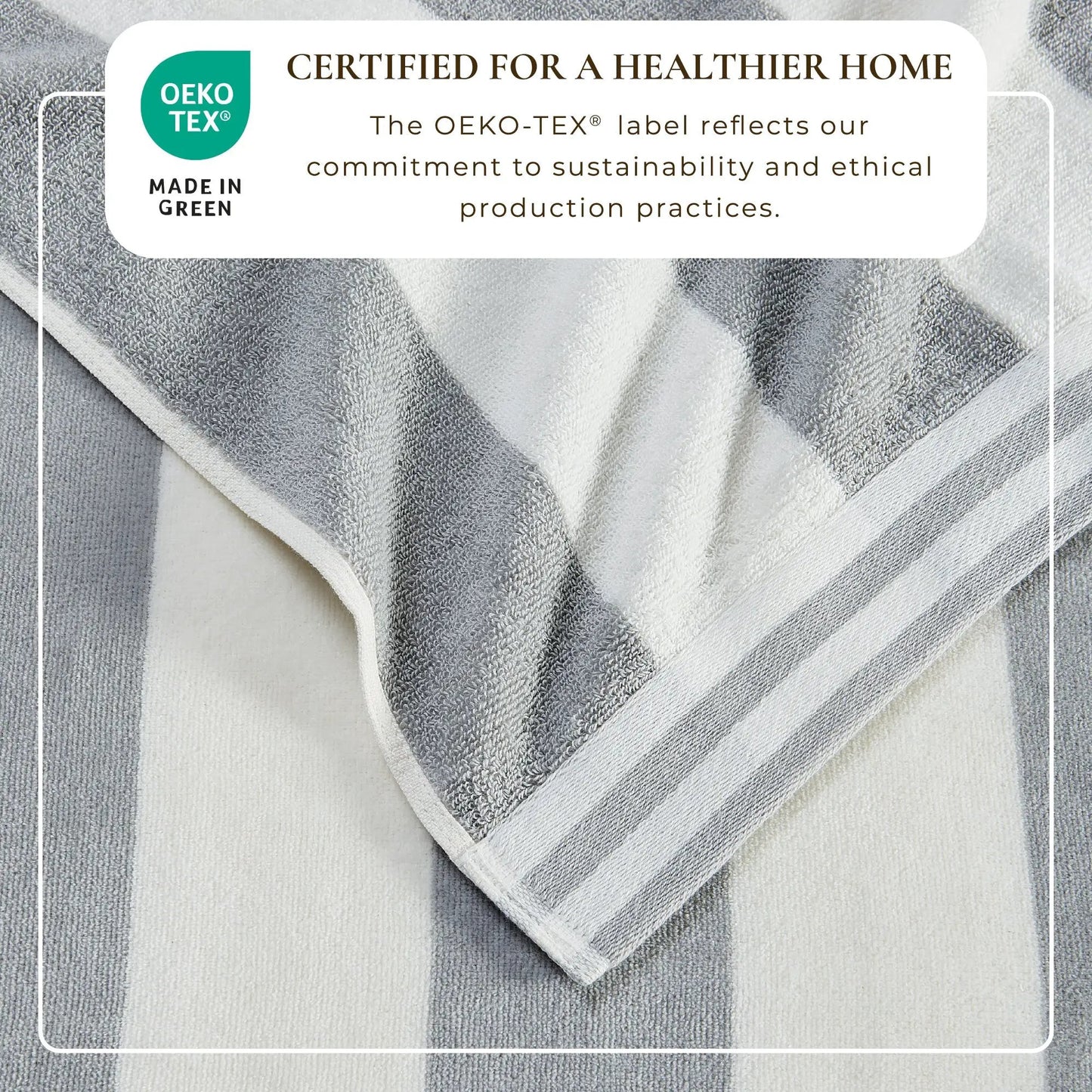 Striped Cabana Beach Towel - Edgartown Collection from PriceLows™