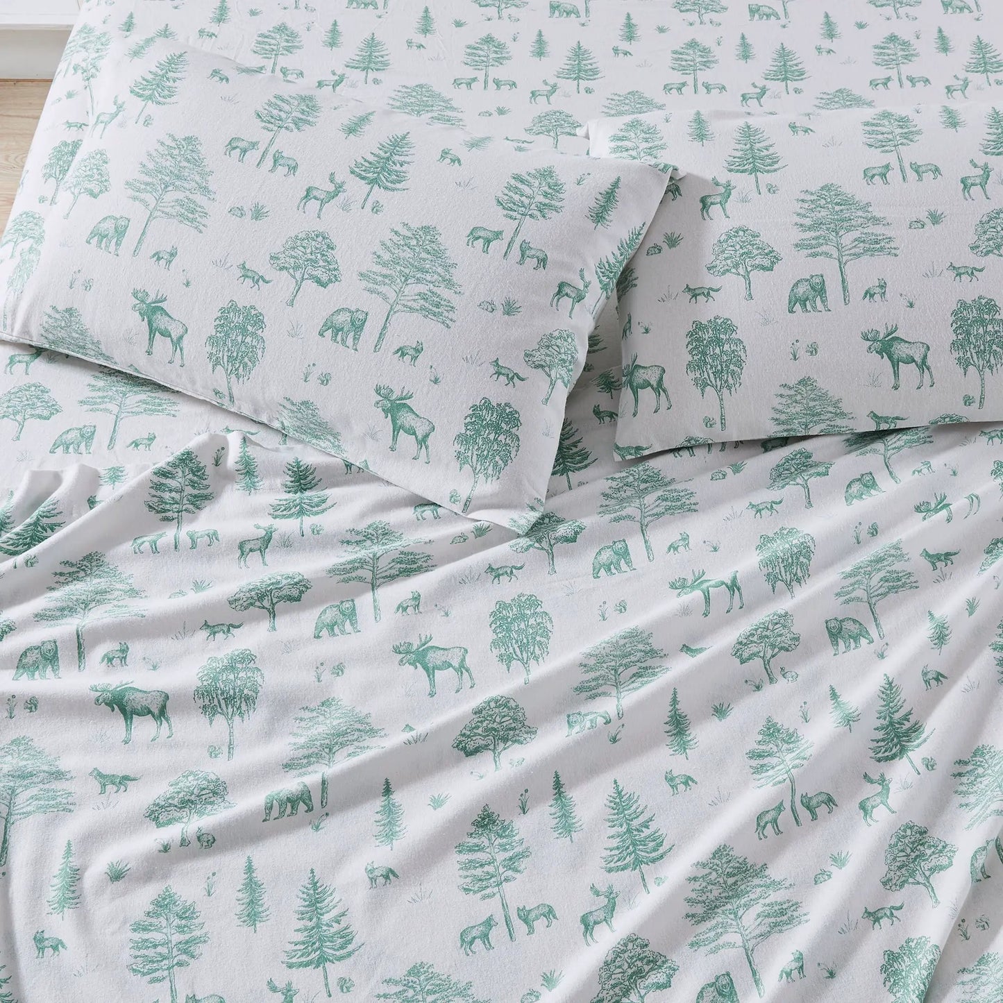 Turkish Cotton Flannel Sheet - Stratton Collection from PriceLows™