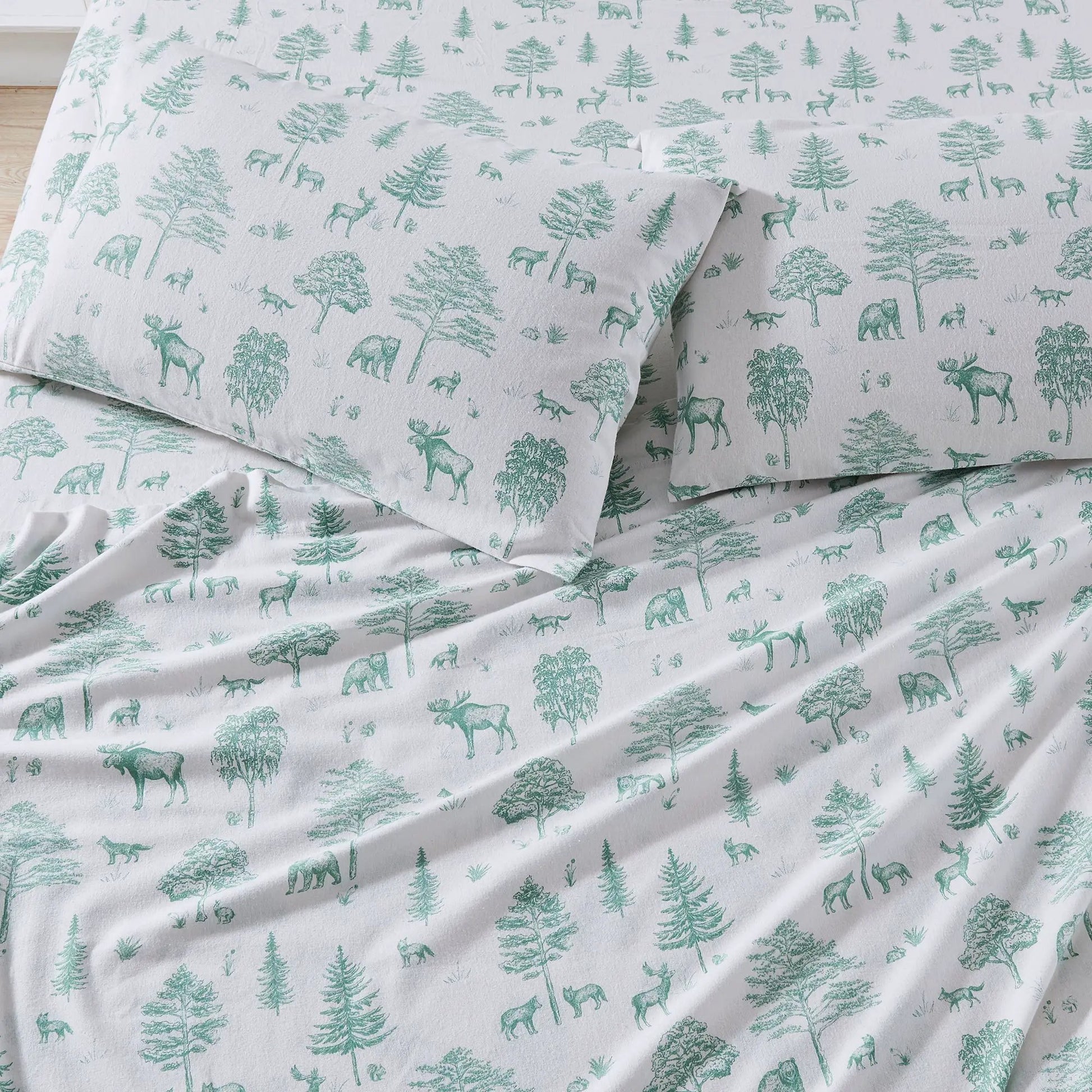 Turkish Cotton Flannel Sheet - Stratton Collection from PriceLows™