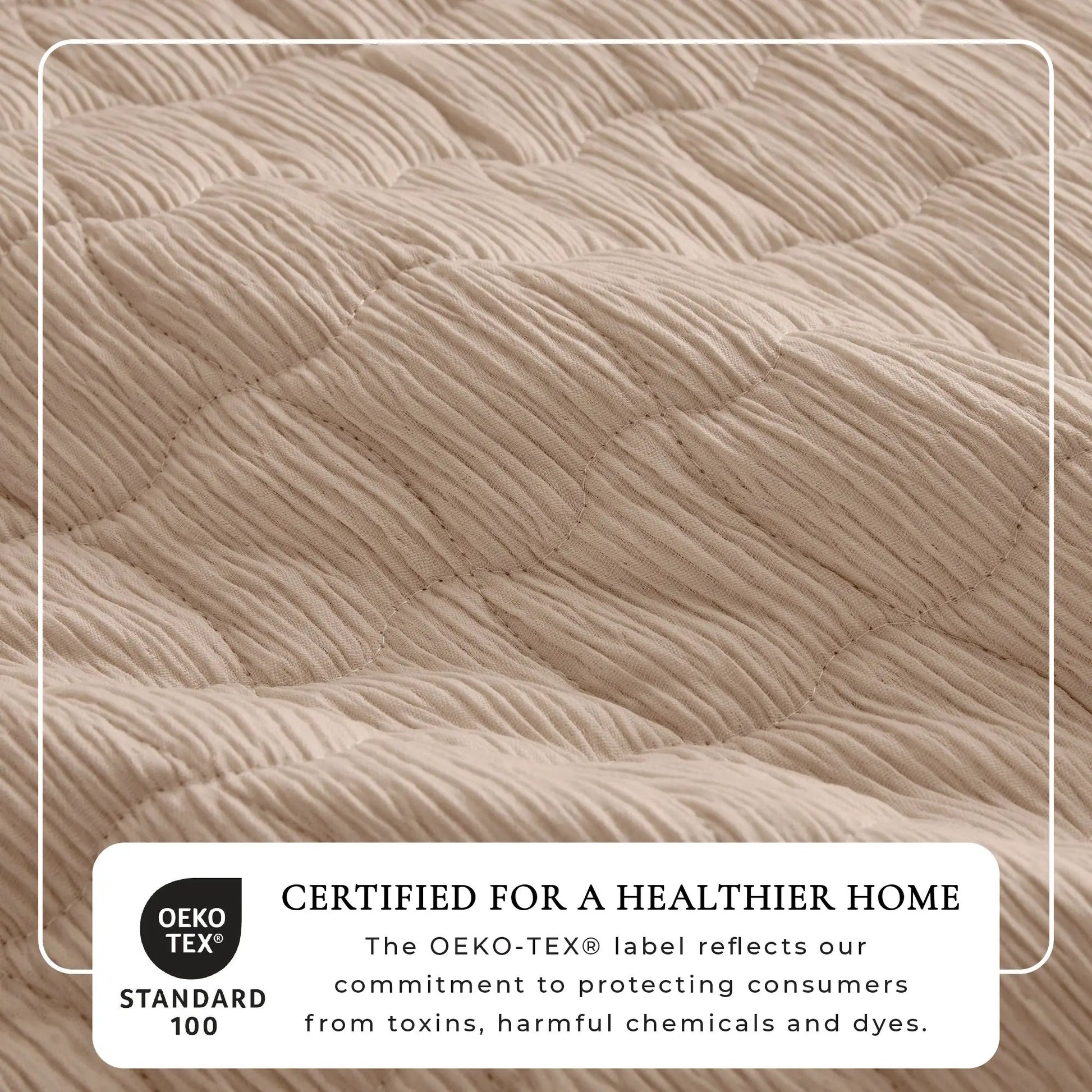 Gauze Quilt Set - Wave Stitch Collection from PriceLows™
