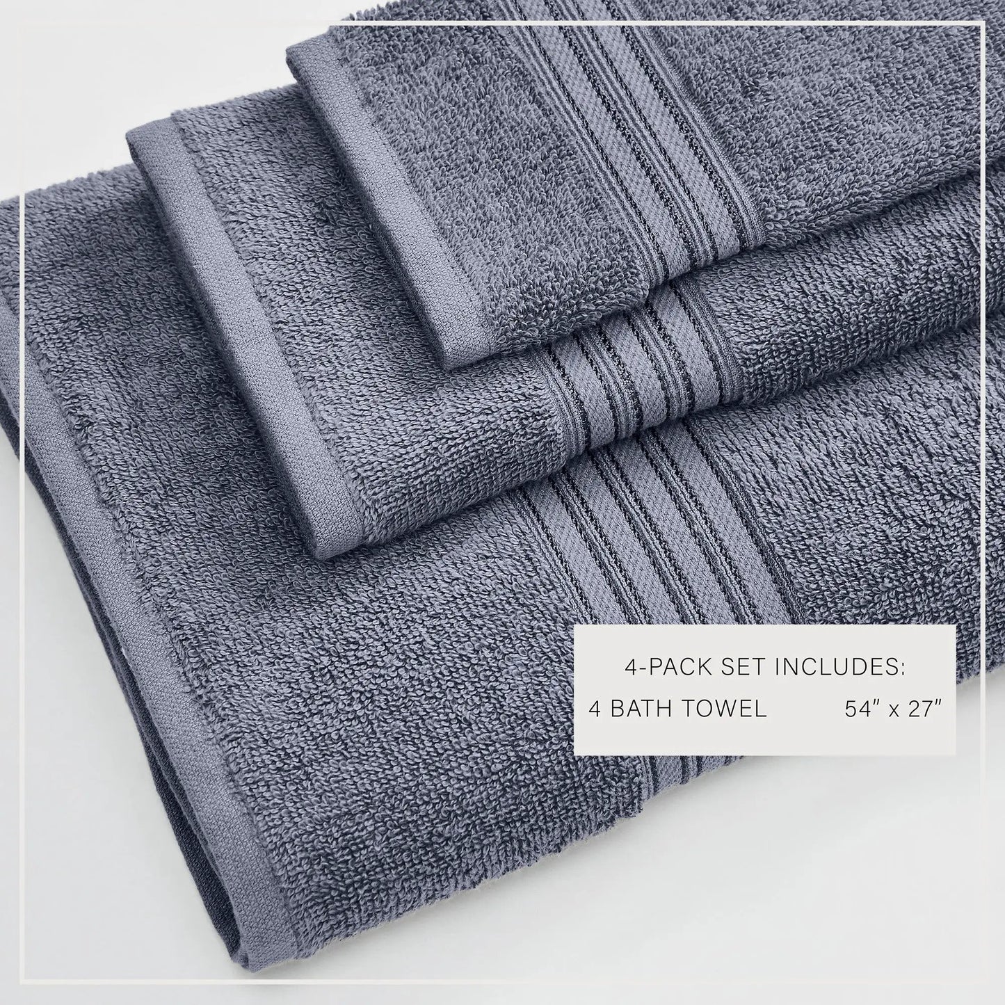 Cotton Terry Bath Towel Set - Cooper Collection from PriceLows™