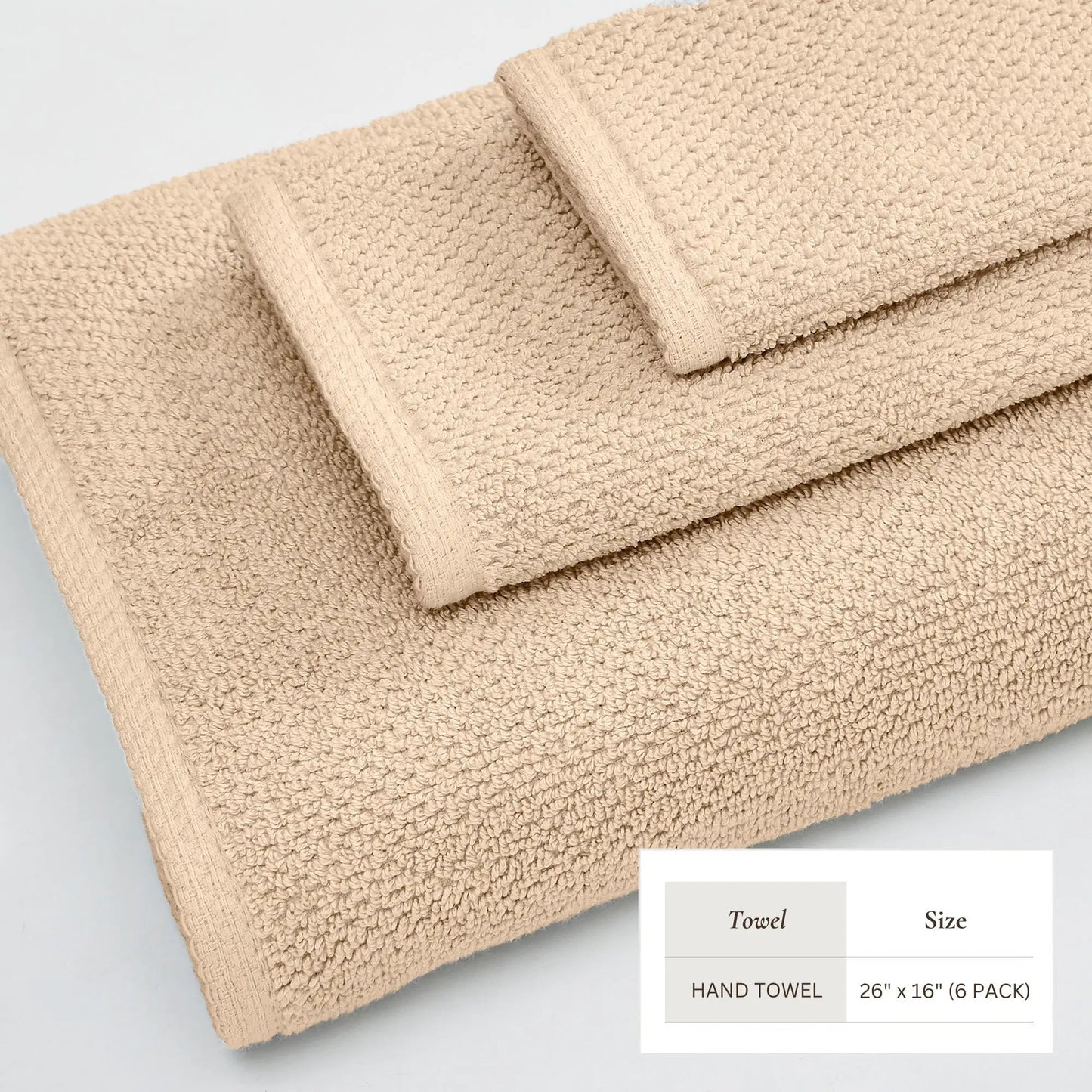 Cotton Textured Bath Towel Set - Acacia Collection from PriceLows™