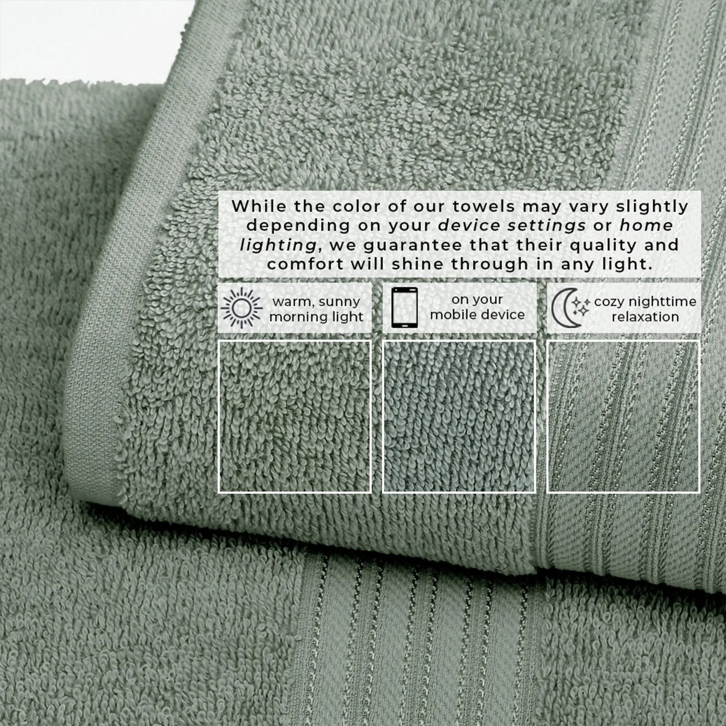 Cotton Terry Bath Towel Set - Cooper Collection from PriceLows™