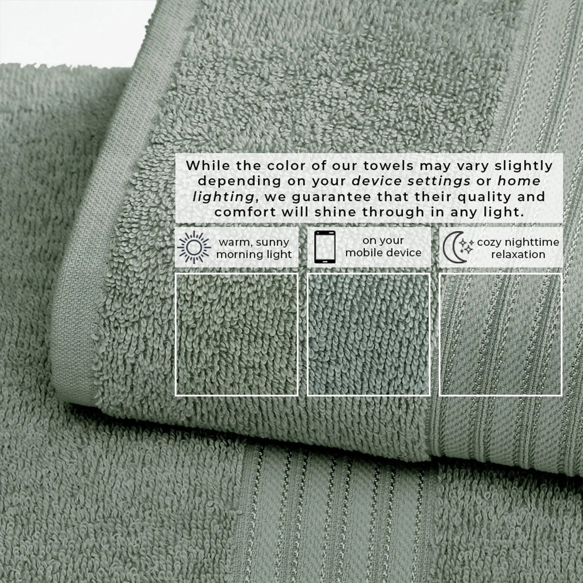 Cotton Terry Bath Towel Set - Cooper Collection from PriceLows™