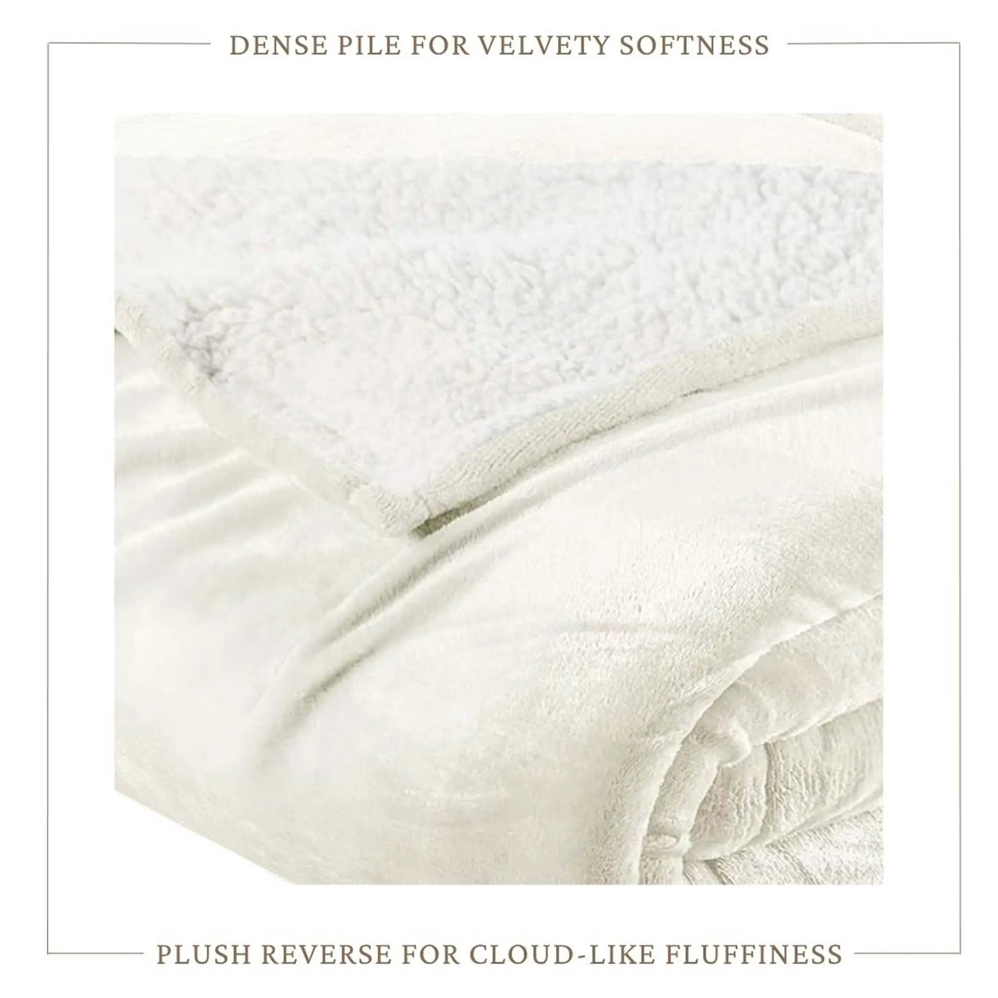 Velvet Plush Sherpa Bed Blanket - Sherpa Fleece Collection from PriceLows™