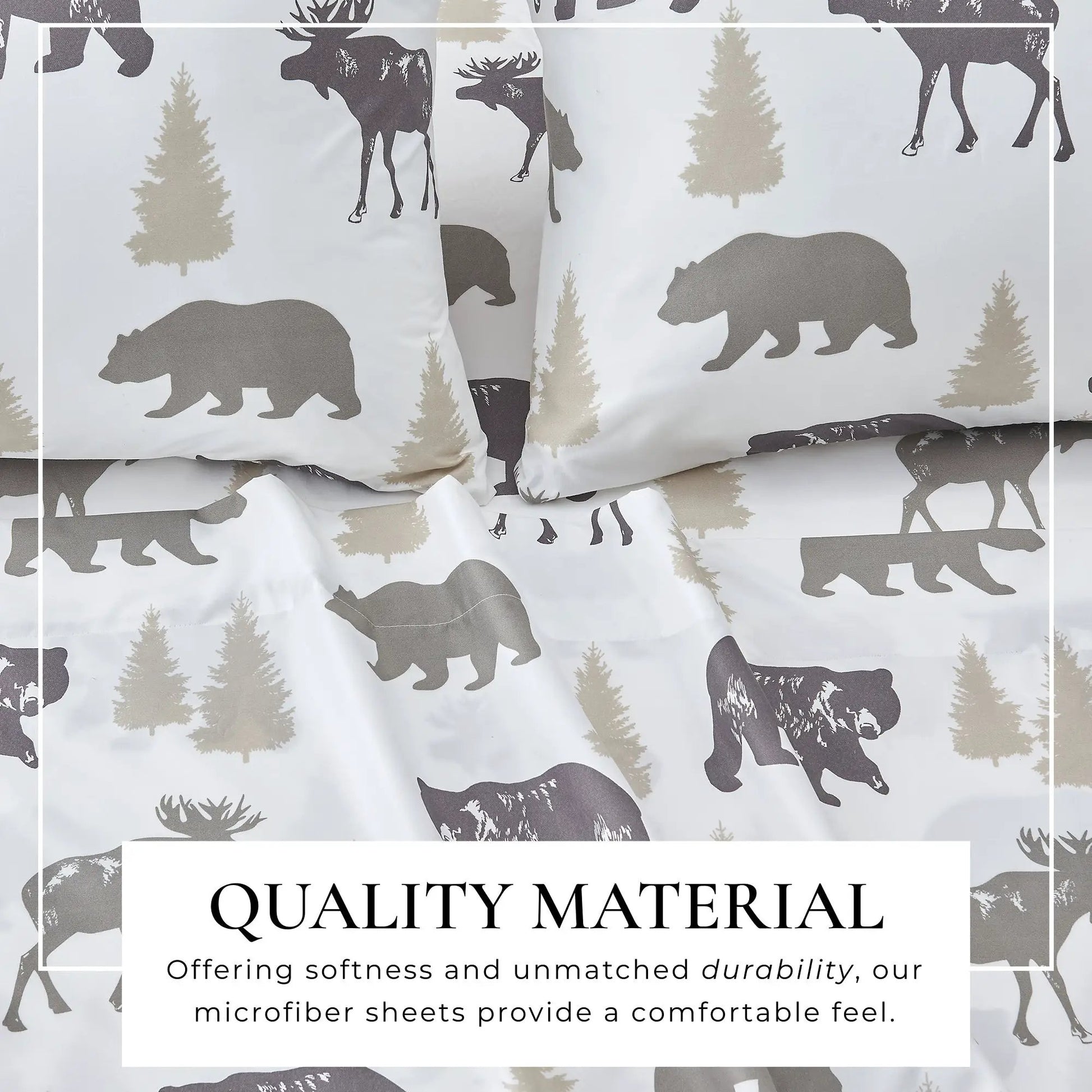 Lodge Printed Sheet Set - Mountain Ridge Collection from PriceLows™