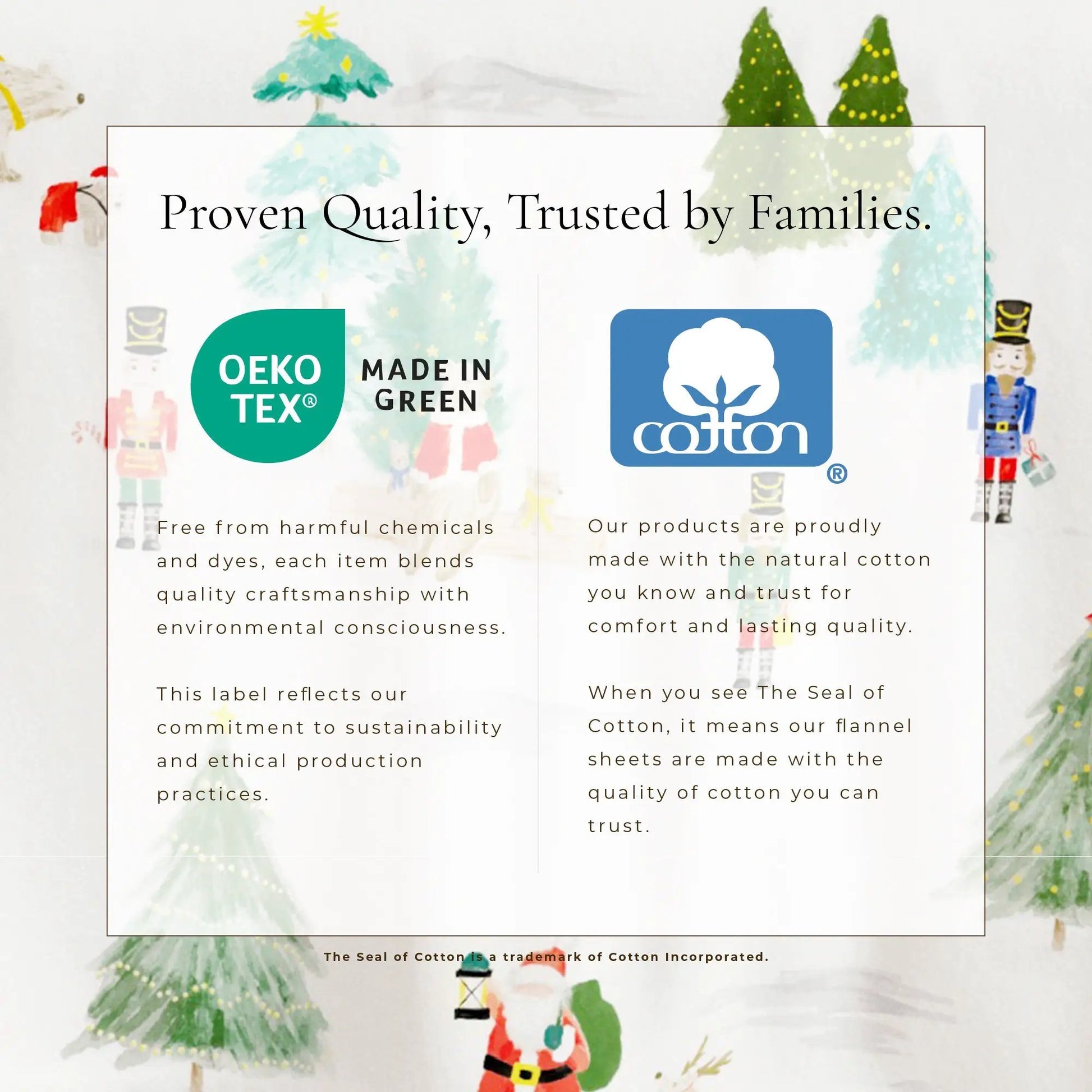 Turkish Cotton Christmas Flannel Sheet Set - Whittaker Collection from PriceLows™