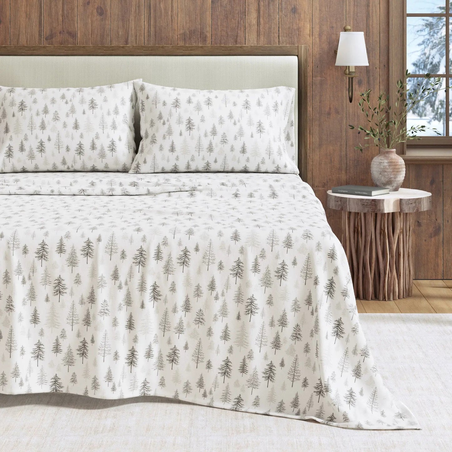 Turkish Cotton Flannel Sheet - Stratton Collection from PriceLows™