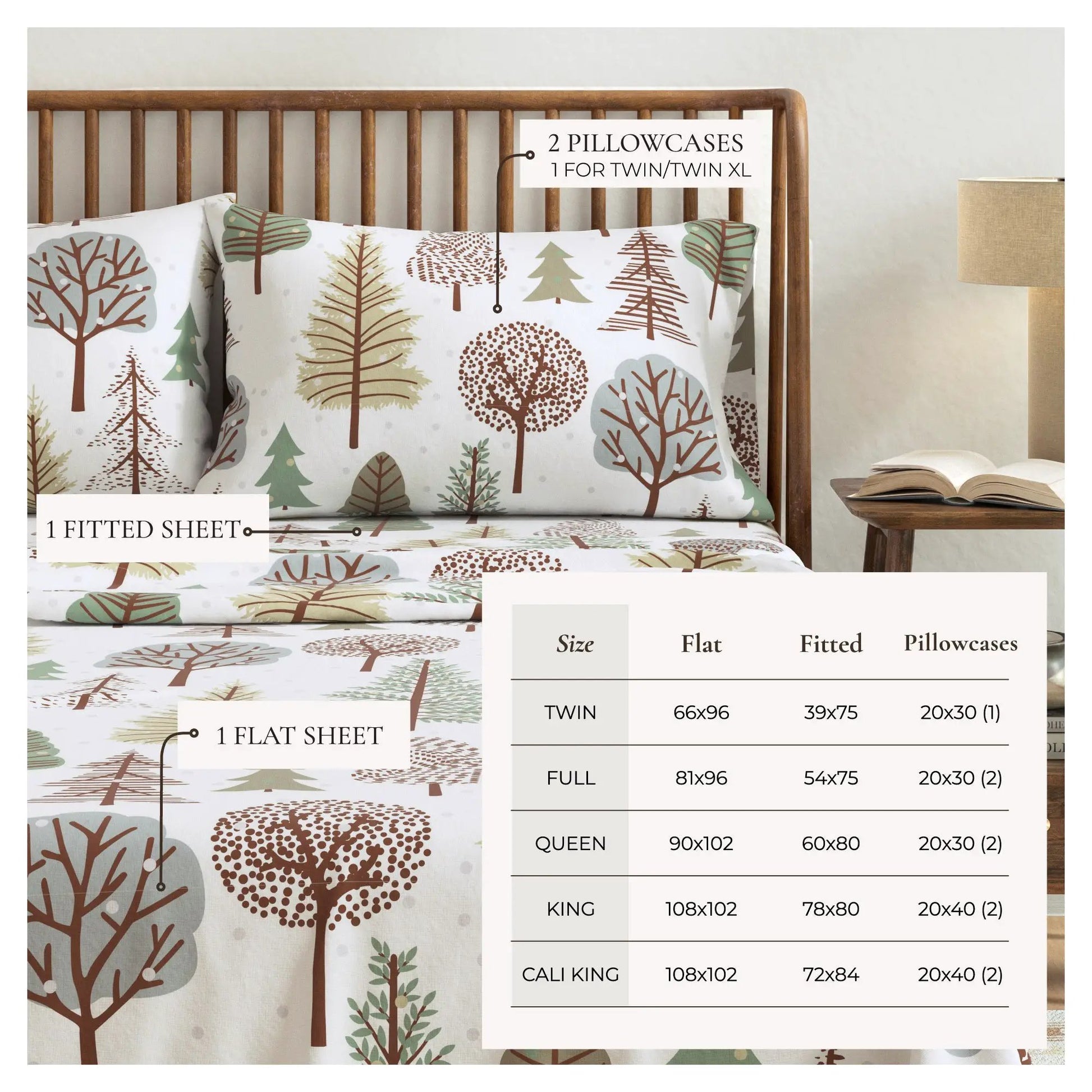 Turkish Cotton Flannel Sheet - Stratton Collection from PriceLows™
