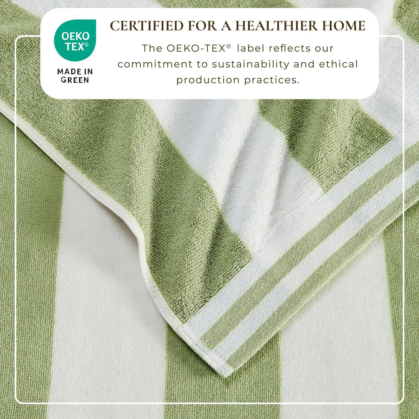 Striped Cabana Beach Towel - Edgartown Collection from PriceLows™