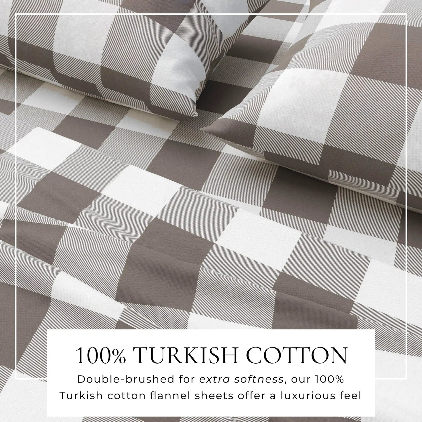 Turkish Cotton Flannel Sheet - Belle Collection from PriceLows™