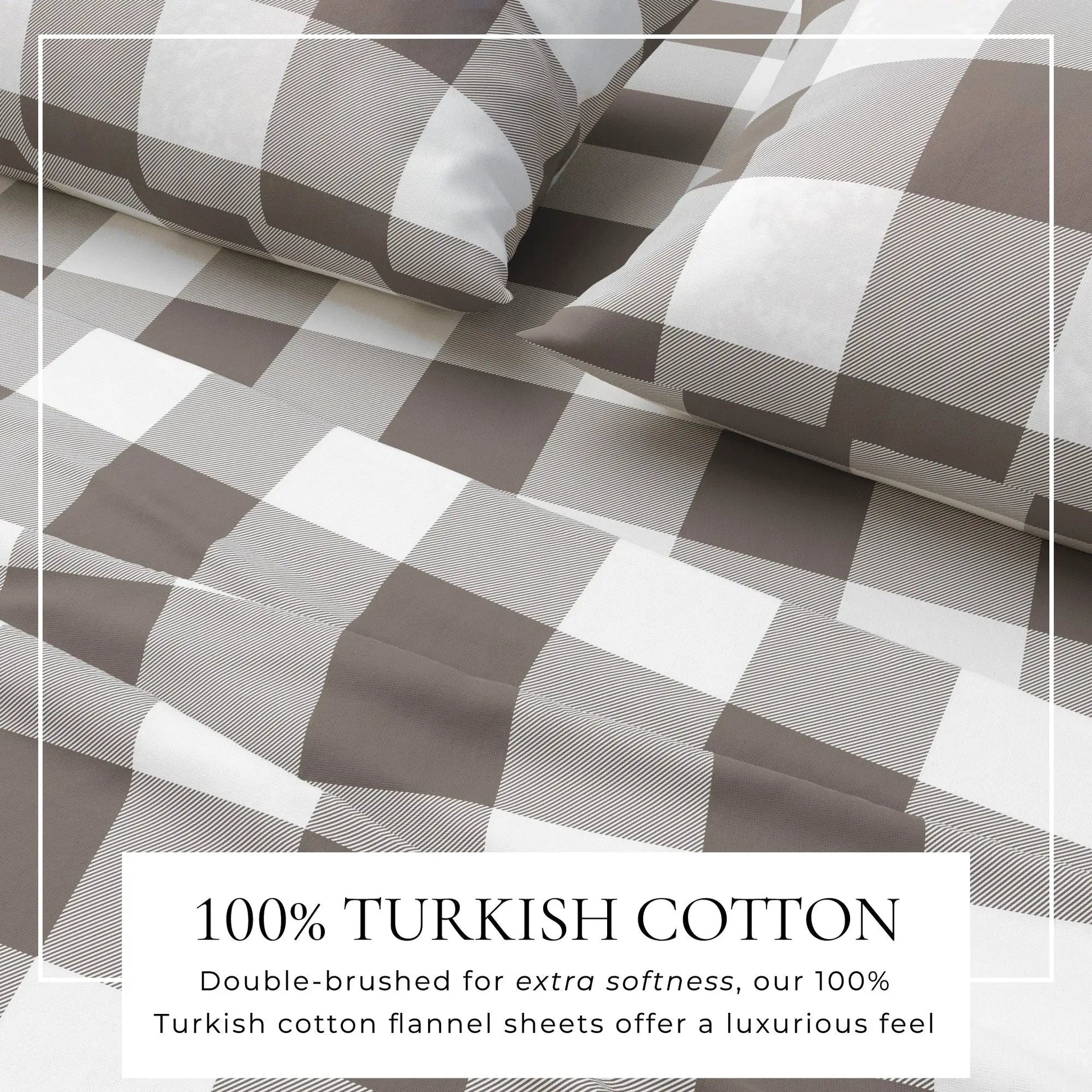 Turkish Cotton Flannel Sheet - Belle Collection from PriceLows™