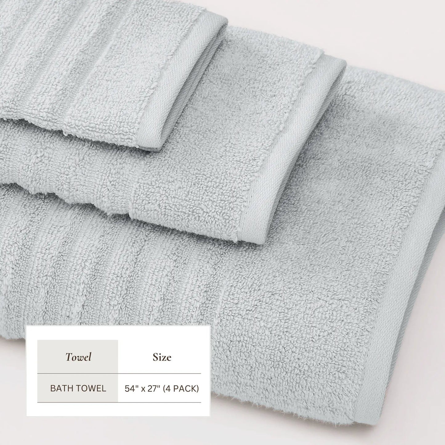 Luxury Combed Cotton Bath Towel Set - Karina Collection from PriceLows™