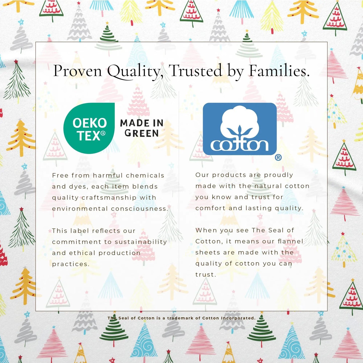 Turkish Cotton Christmas Flannel Sheet Set - Whittaker Collection from PriceLows™