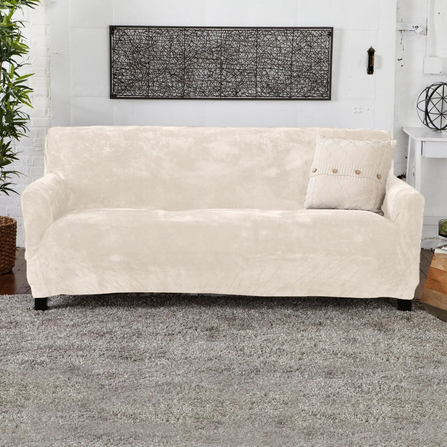 Velvet Stretch Slipcover - Gale Collection from PriceLows™