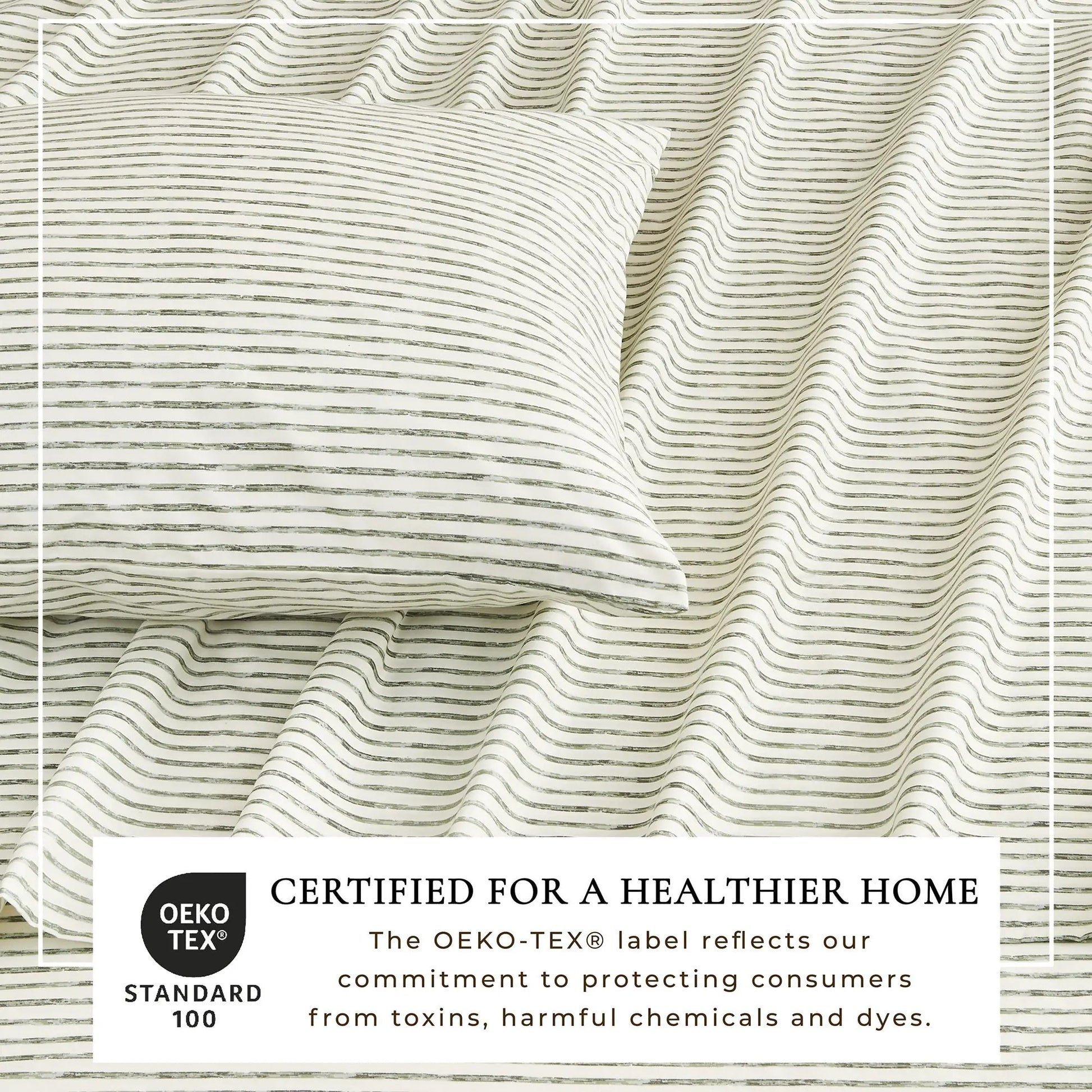Striped Sheet Set - Evette Collection from PriceLows™