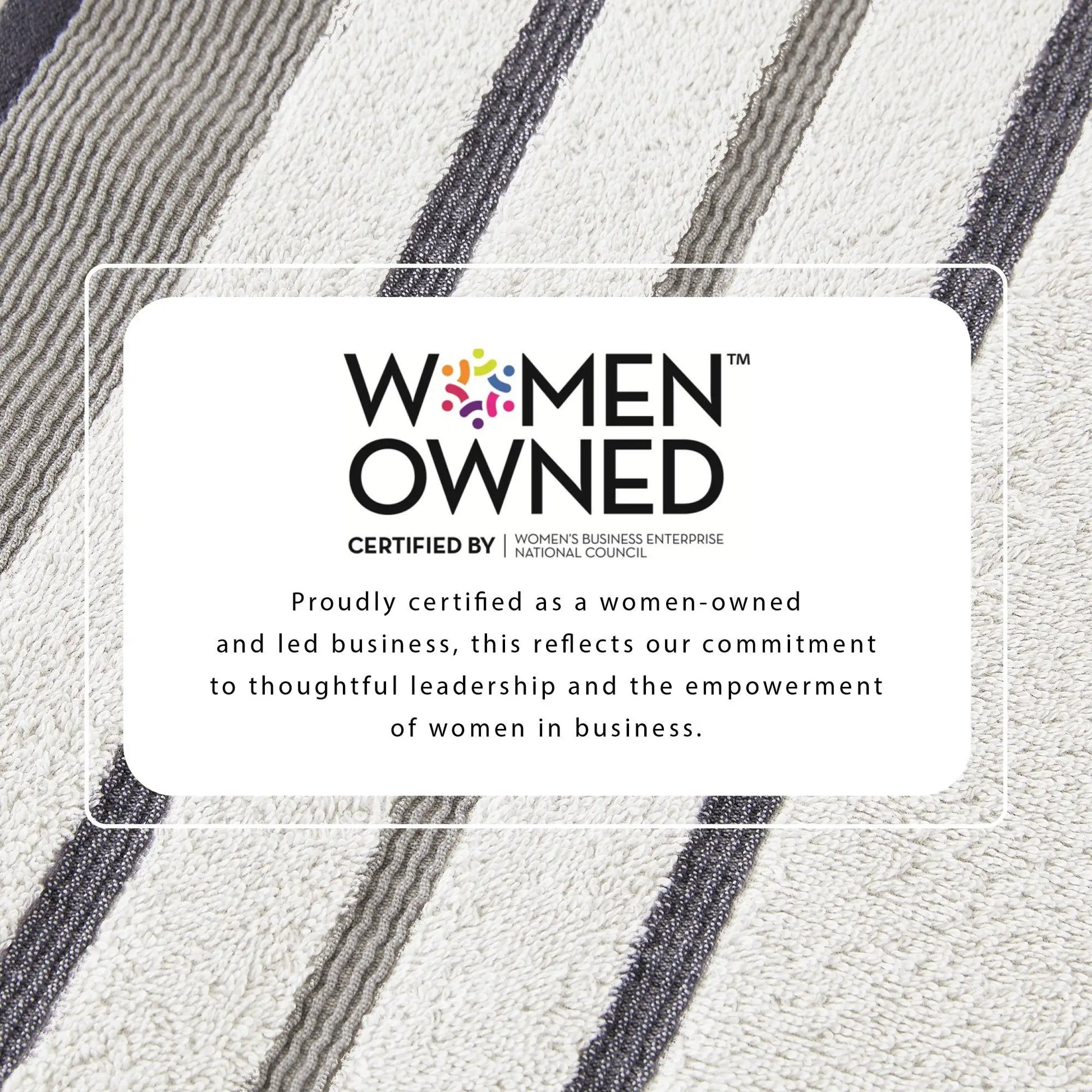 Decorative Cotton Stripe Bath Towel Set - Noelle Collection from PriceLows™
