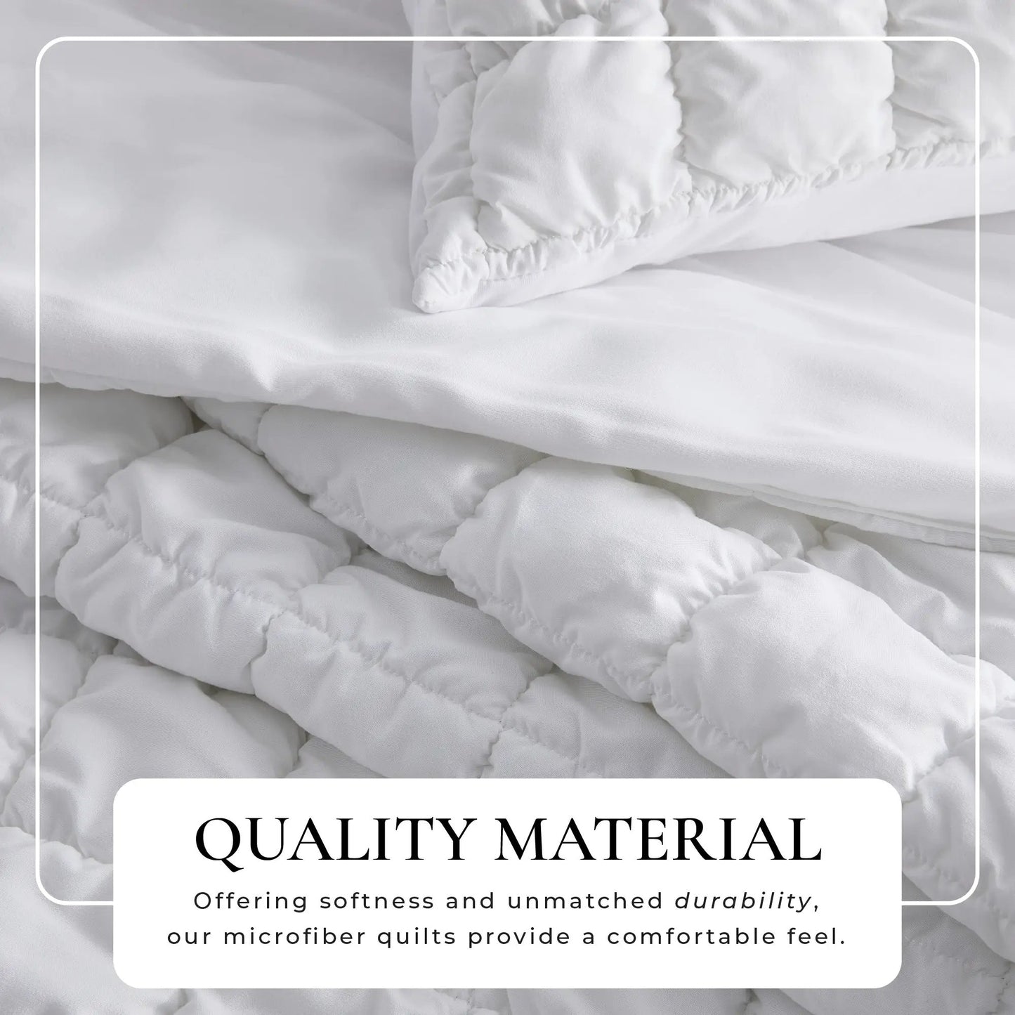 Puff Marshmallow Texture Quilt Set - Marshmallow Collection from PriceLows™