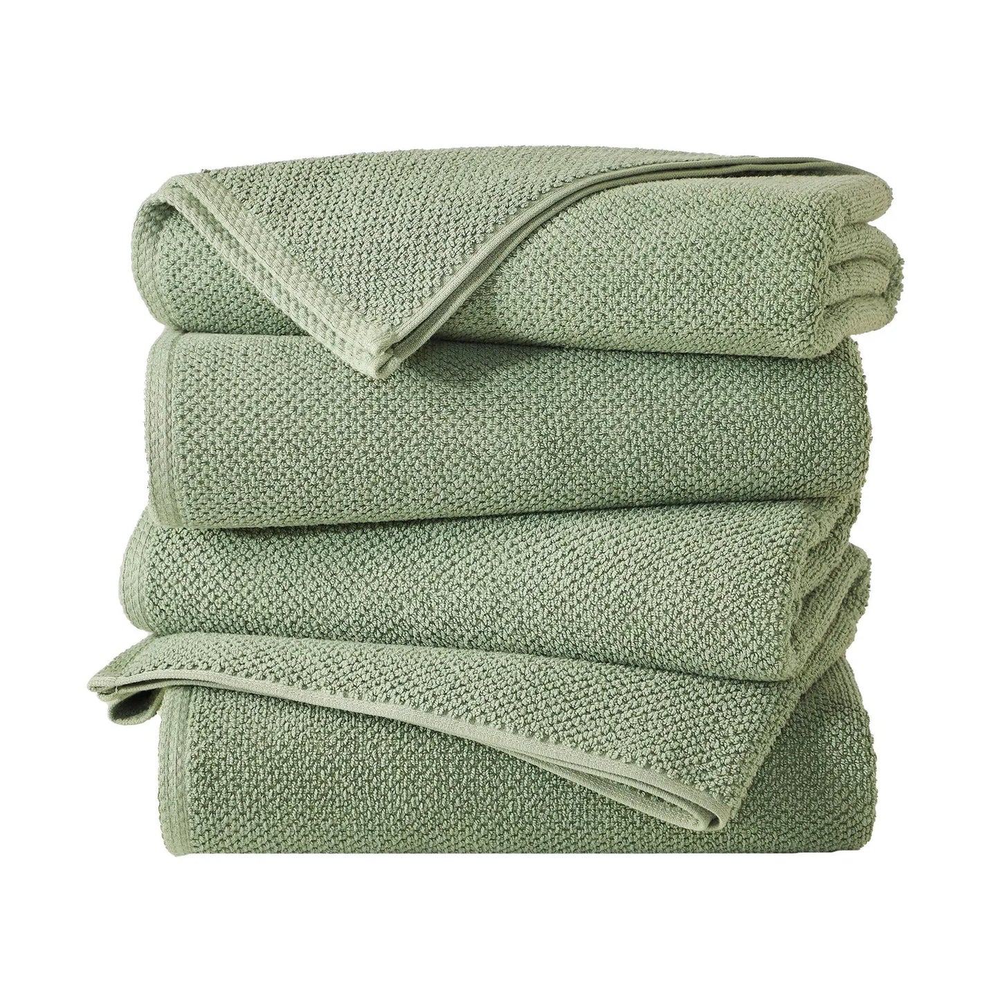 Cotton Textured Bath Towel Set - Acacia Collection from PriceLows™