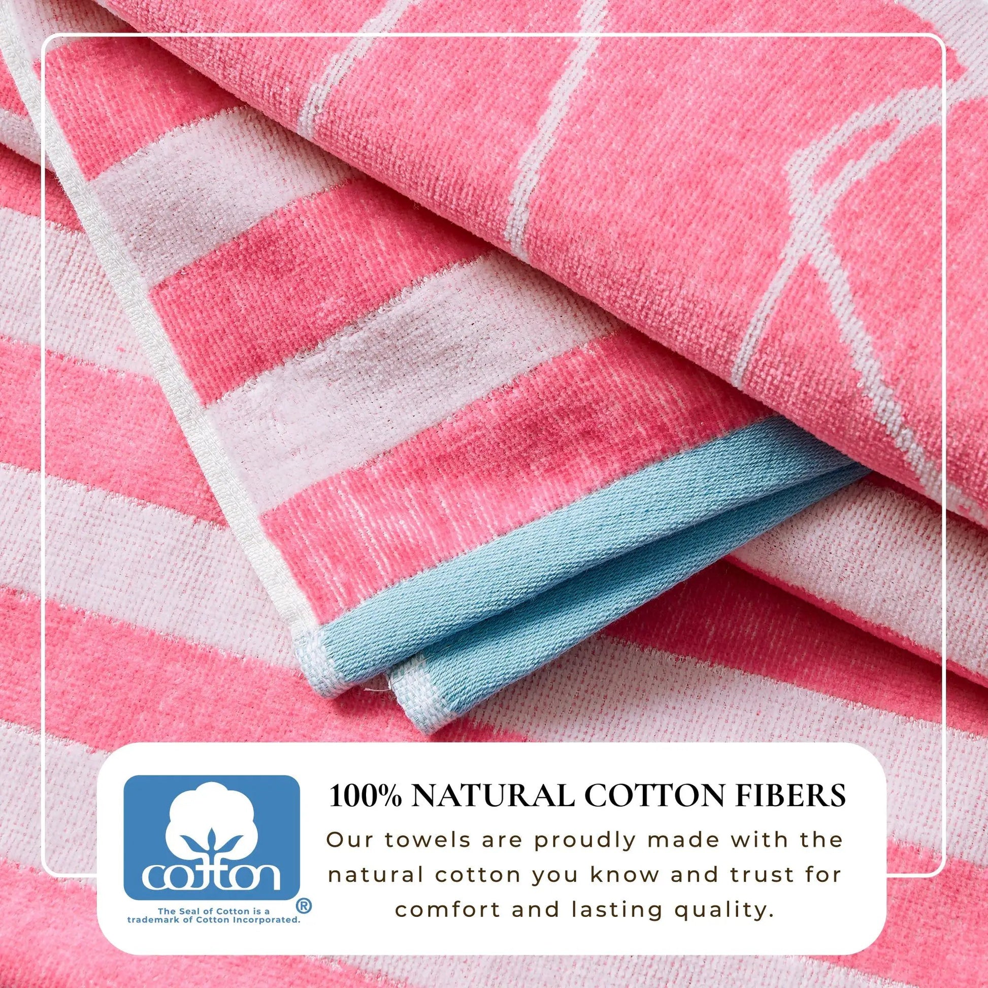 Cotton Velour Beach Towel - Maui Collection from PriceLows™